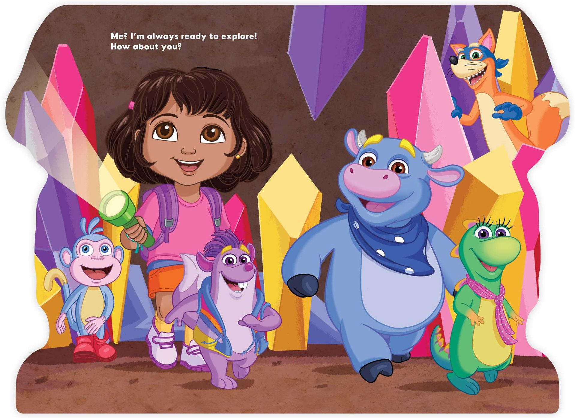 Dora the Explorer: Hola, Soy Dora! (A Dora the Explorer Nickelodeon English-Spanish Bilingual Shaped Board Book for Kids)