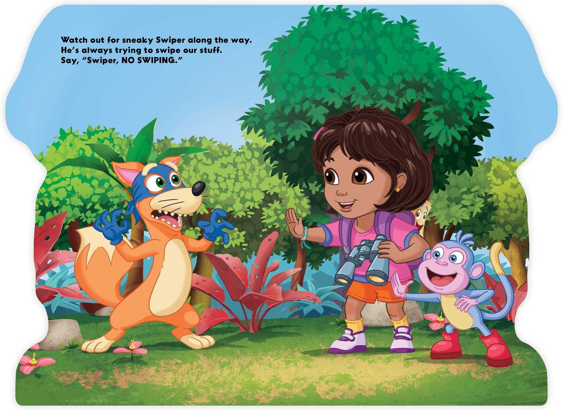 Dora the Explorer: Hola, Soy Dora! (A Dora the Explorer Nickelodeon English-Spanish Bilingual Shaped Board Book for Kids)