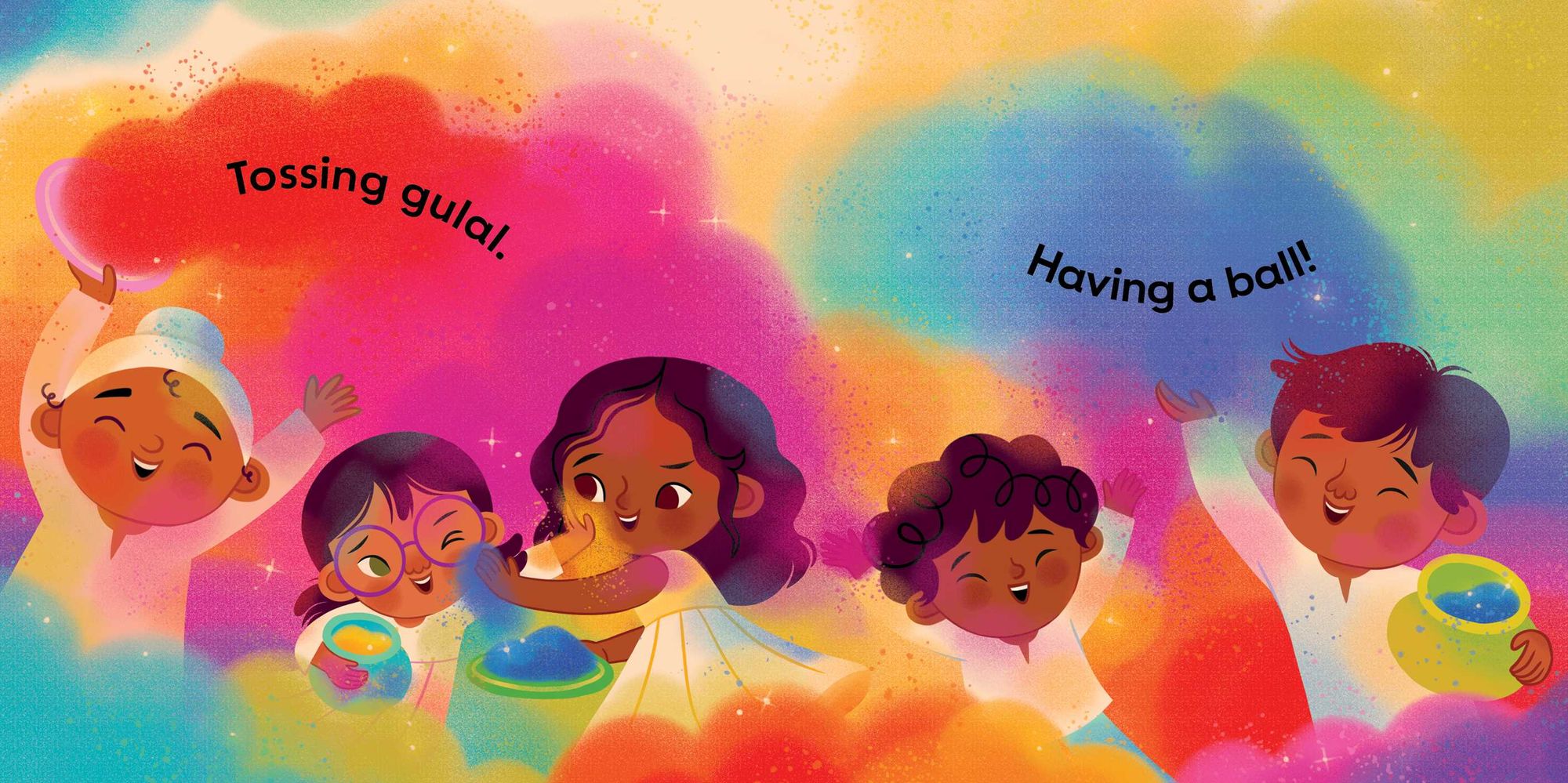 Holi: Colors of Love (An Our Neighborhood Series Board Book for Toddlers Celebrating Hindu Culture)