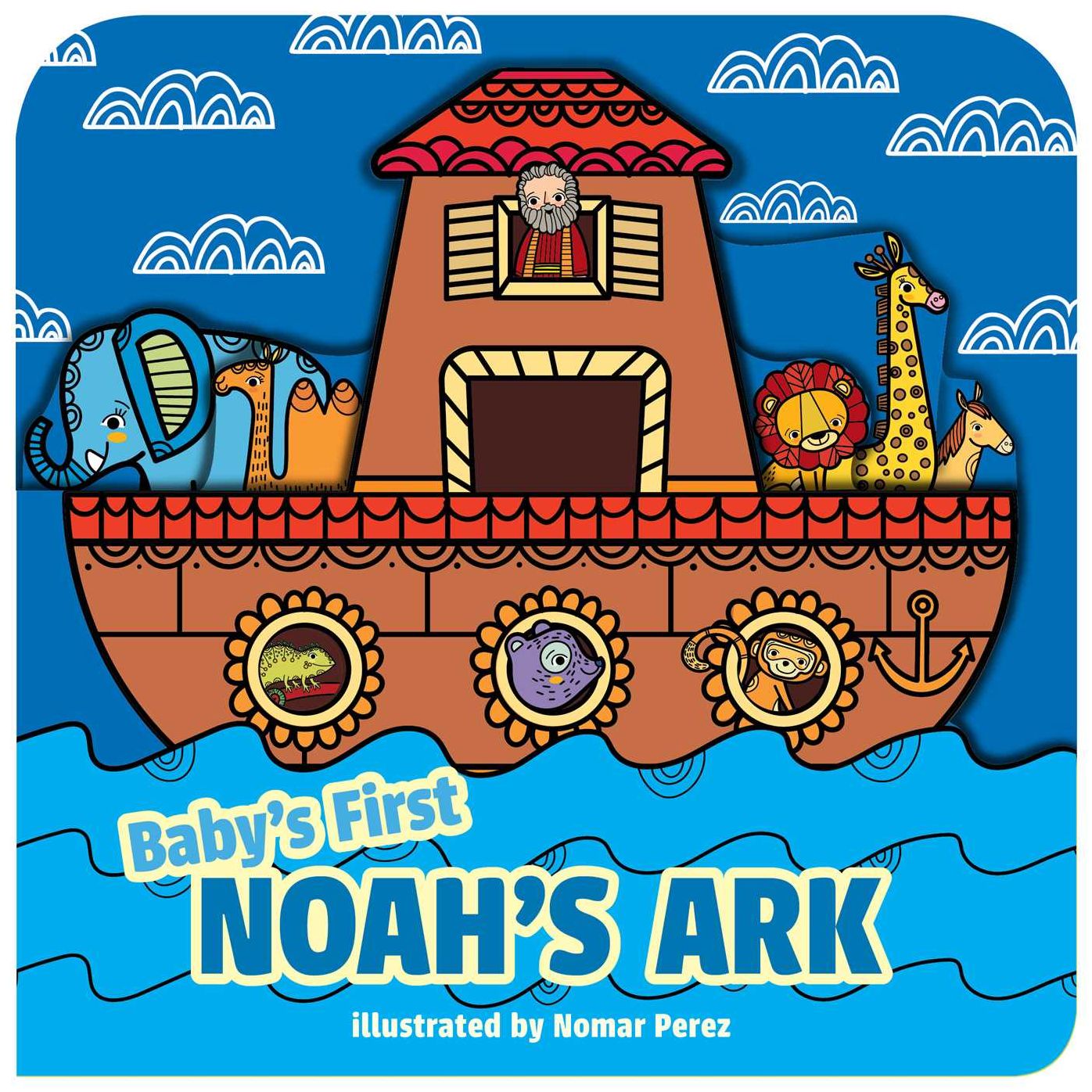 Baby's First Noah's Ark (A Boat-Shaped Novelty Board Book for Toddlers)