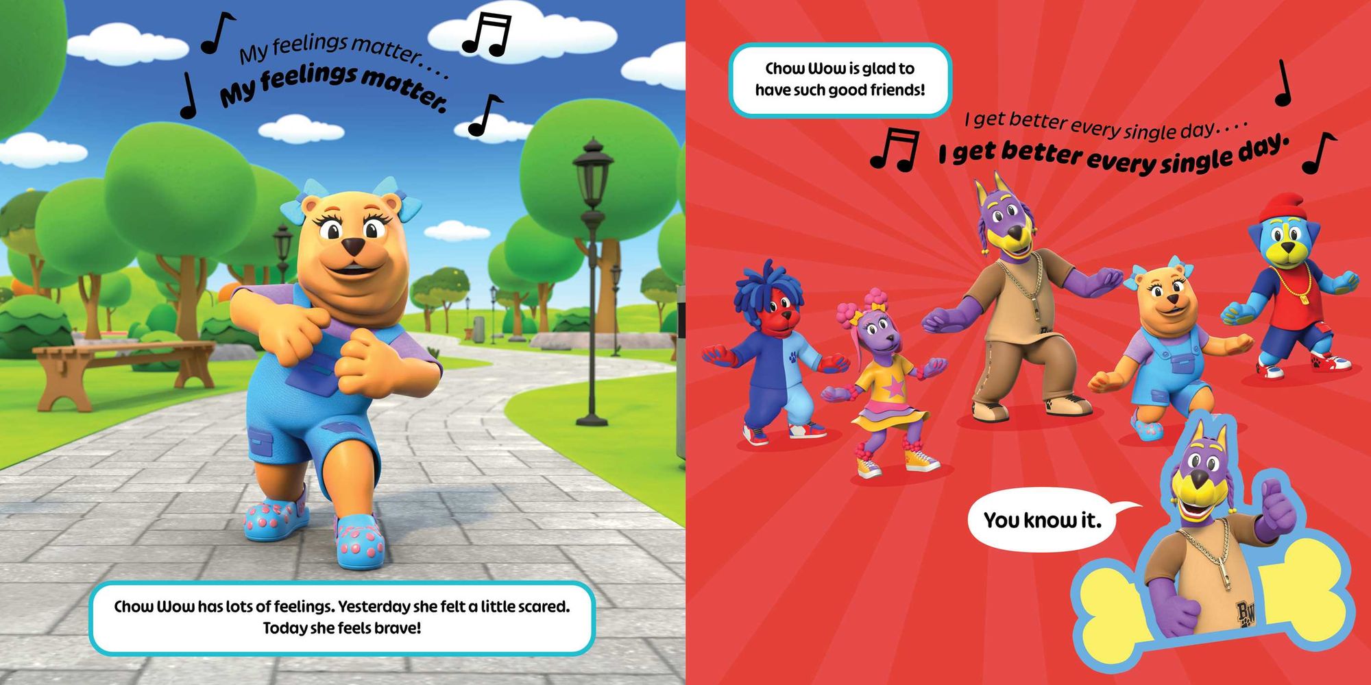 Snoop Dogg's Doggyland: Affirmations Song (A Snoop Dogg Doggyland Cased Board Book for Kids)