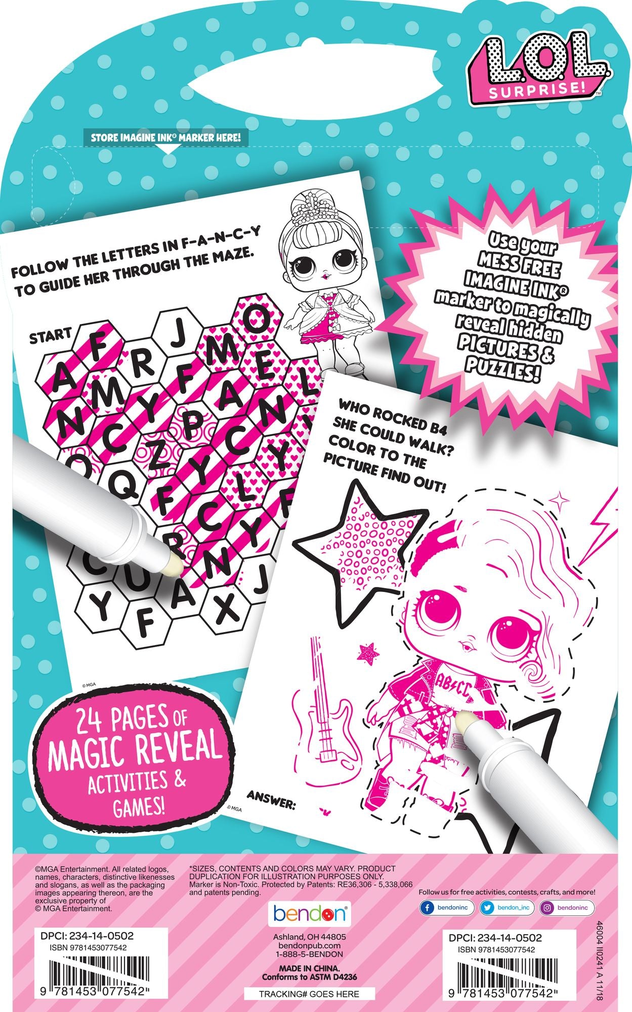 LOL Surprise Imagine Ink Mess Free Game Book