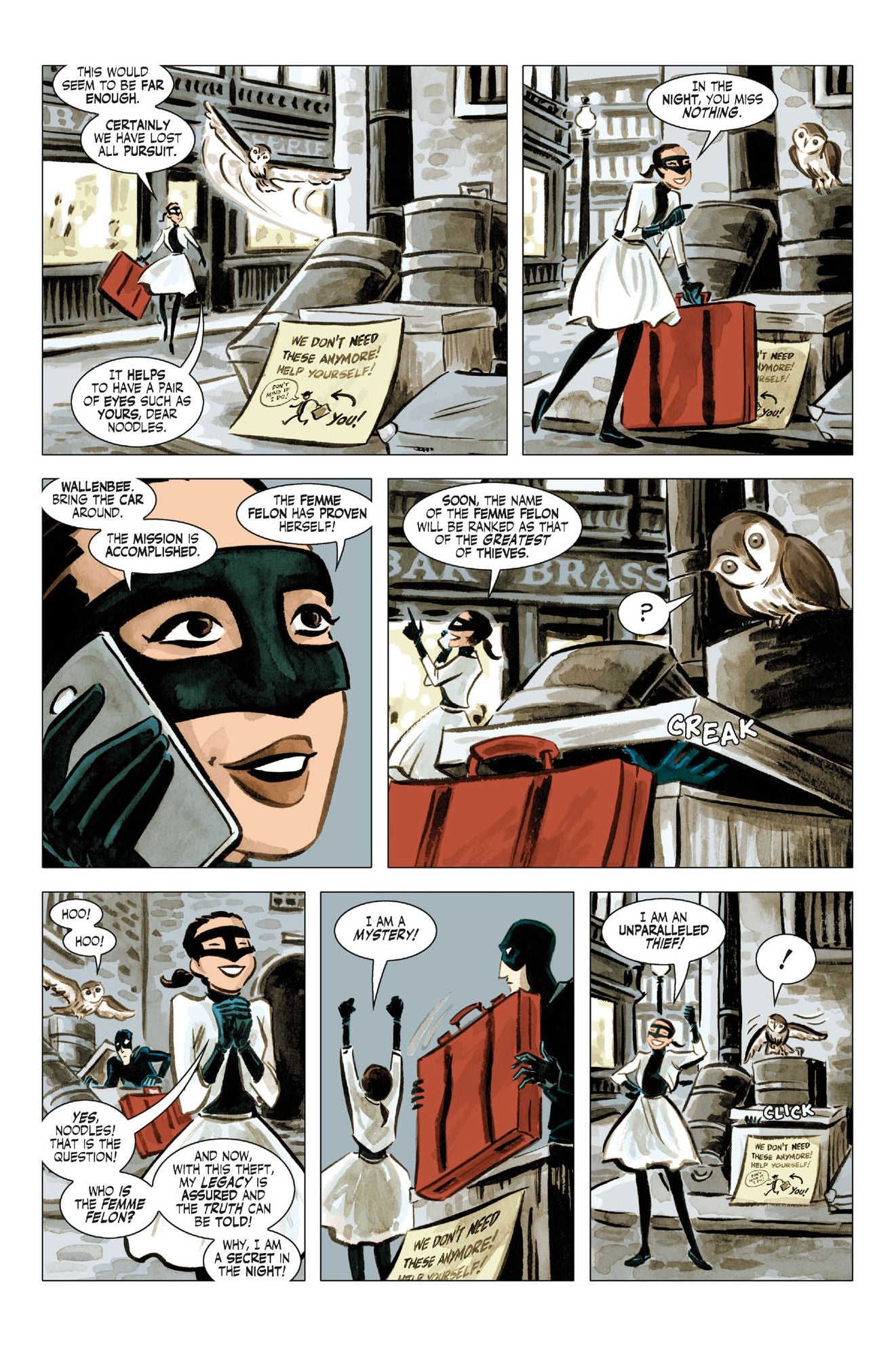 Bandette Volume 4: The Six Finger Secret