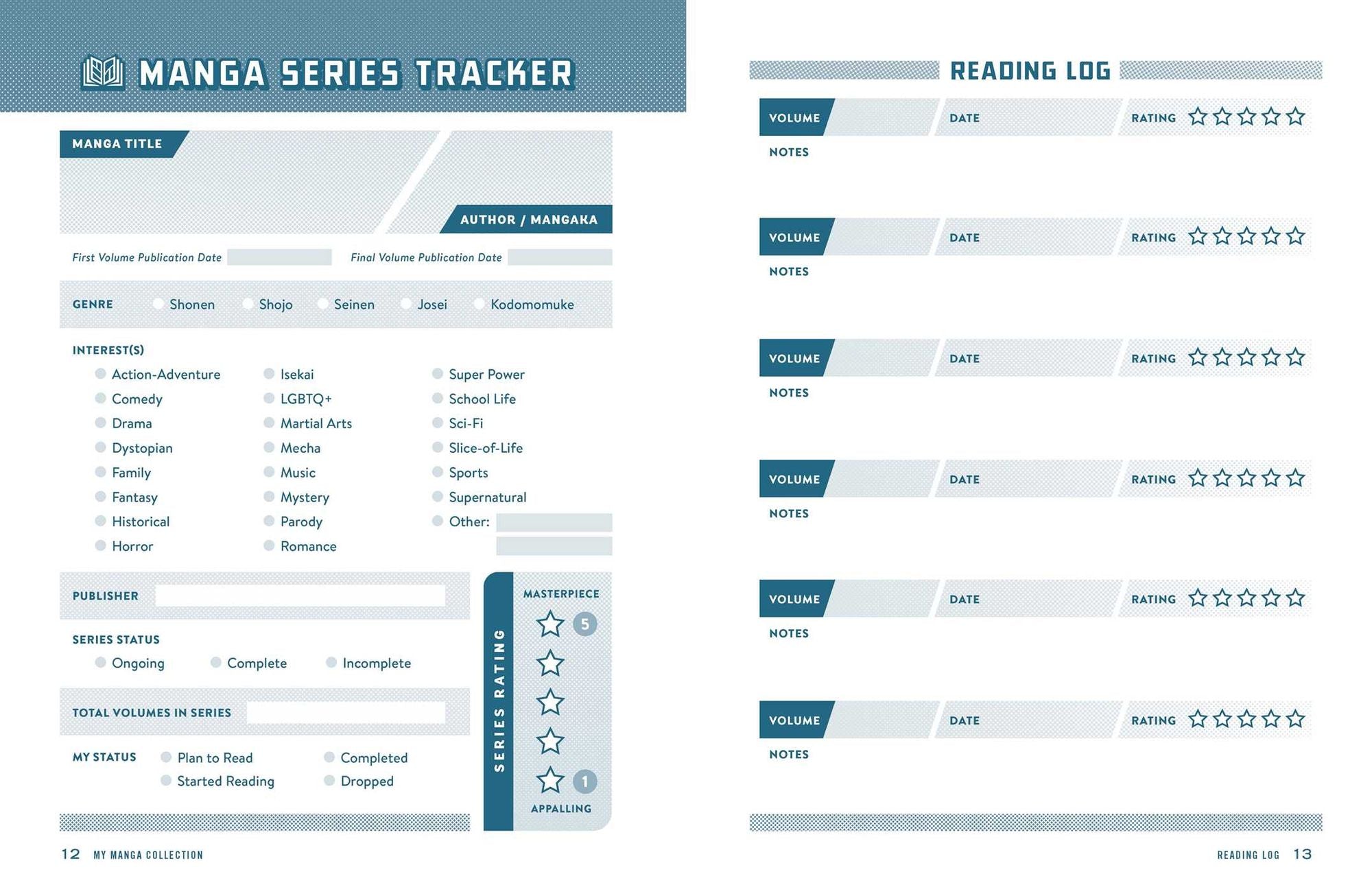 My Manga Collection: That Time I Read So Much Manga That I Needed This Tracker to Record Everything, from the God-Tier Volumes to Trash Faves and Must-Reads!