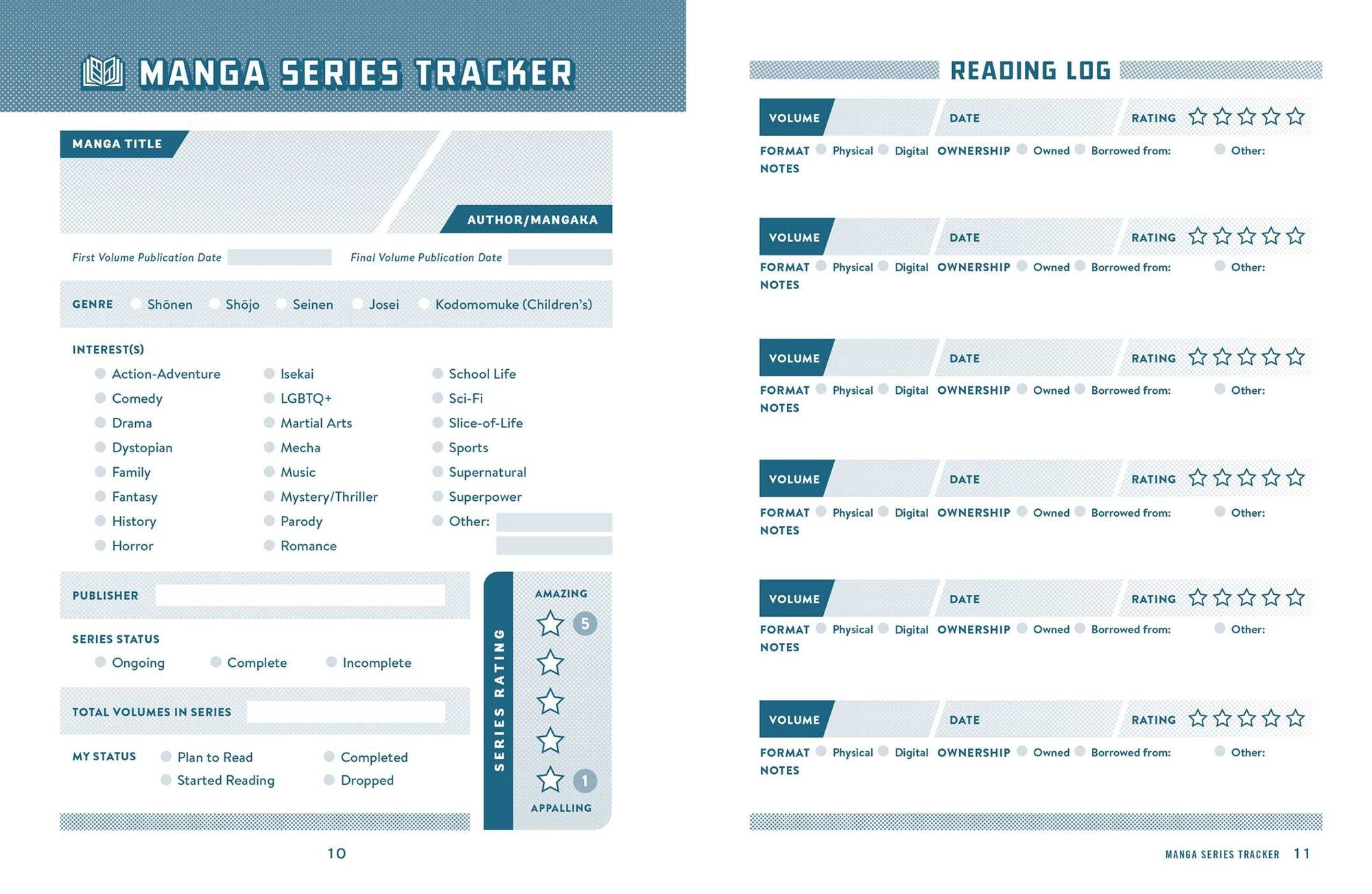 My Manga Collection: That Time I Read So Much Manga That I Needed This Tracker to Record Everything, from the God-Tier Volumes to Trash Faves and Must-Reads!