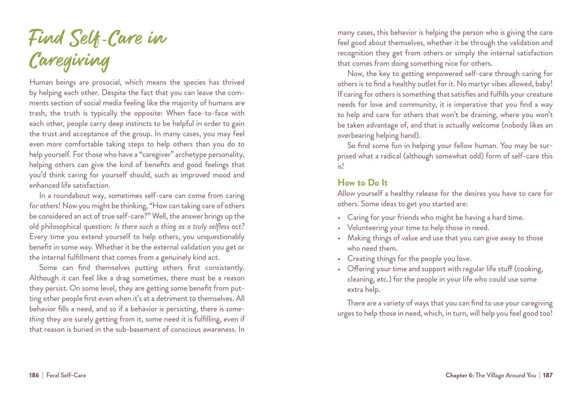 Feral Self-Care: 100 Ways to Liberate and Celebrate Your Messy, Wild, and Untamed Self