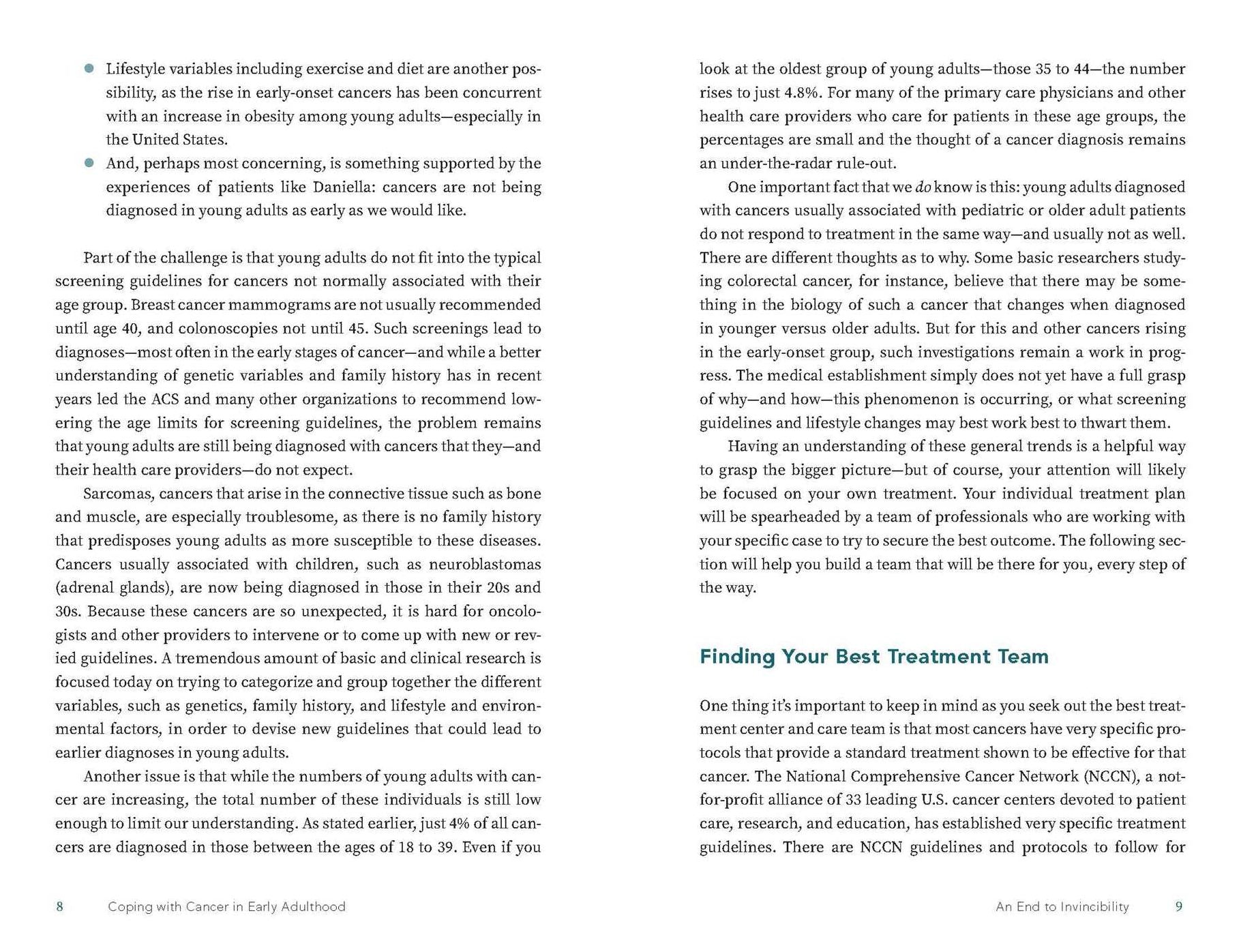 Coping with Cancer in Early Adulthood: From Diagnosis to Treatment to Day-to-Day Life Changes, Navigating Your Cancer Journey