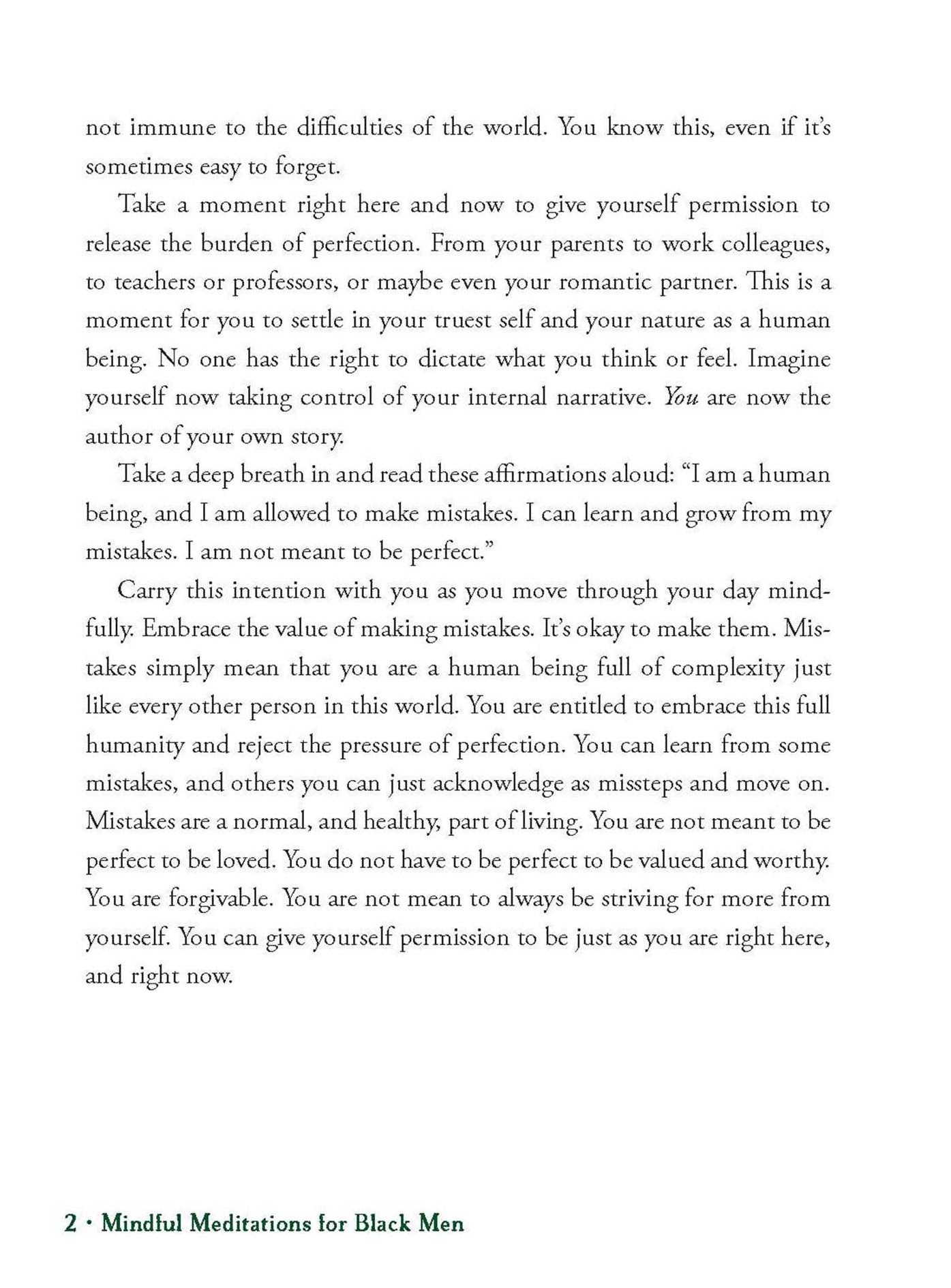 Mindful Meditations for Black Men: Restorative Practices to Soothe Mind, Body, and Spirit