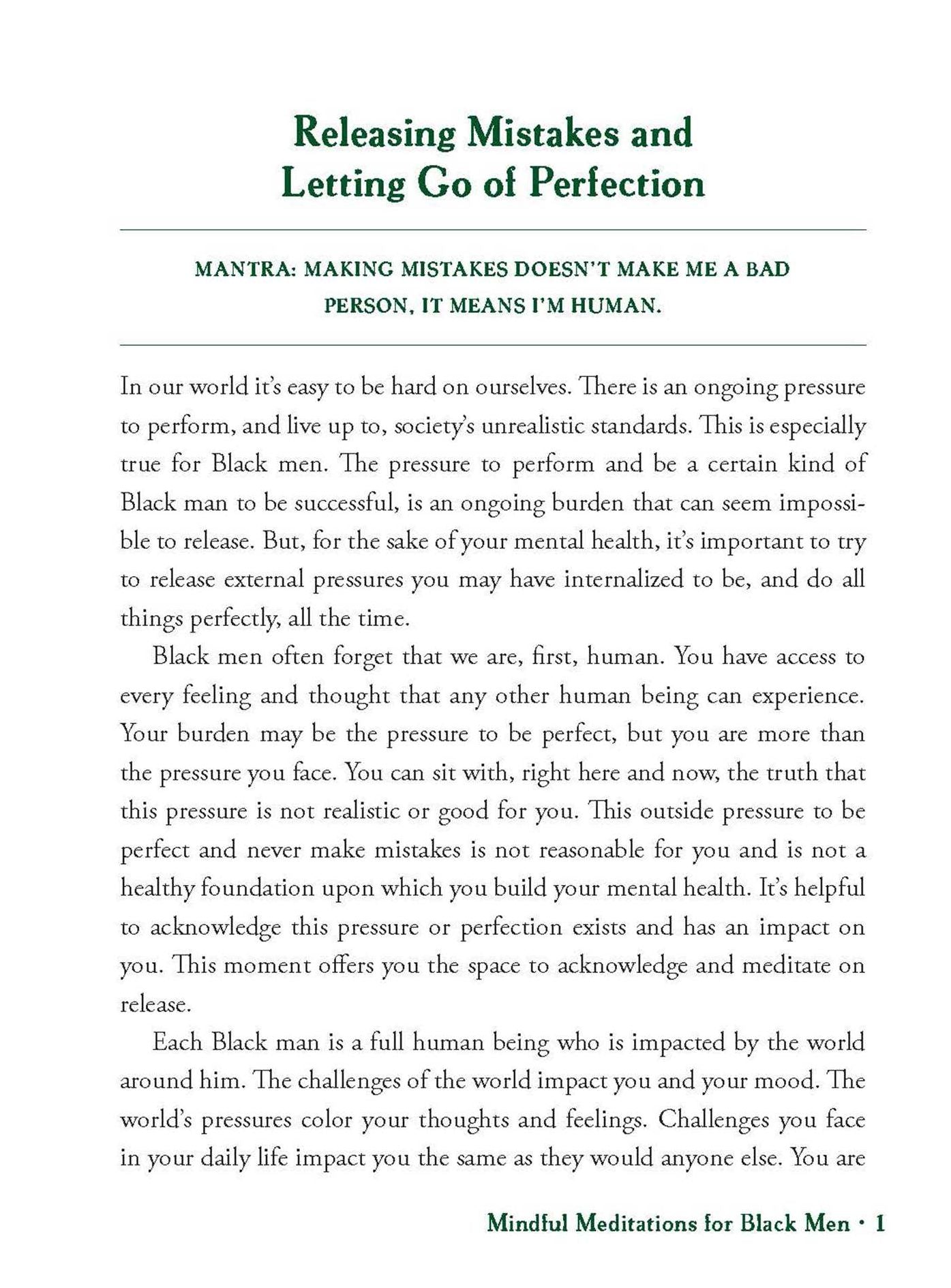 Mindful Meditations for Black Men: Restorative Practices to Soothe Mind, Body, and Spirit