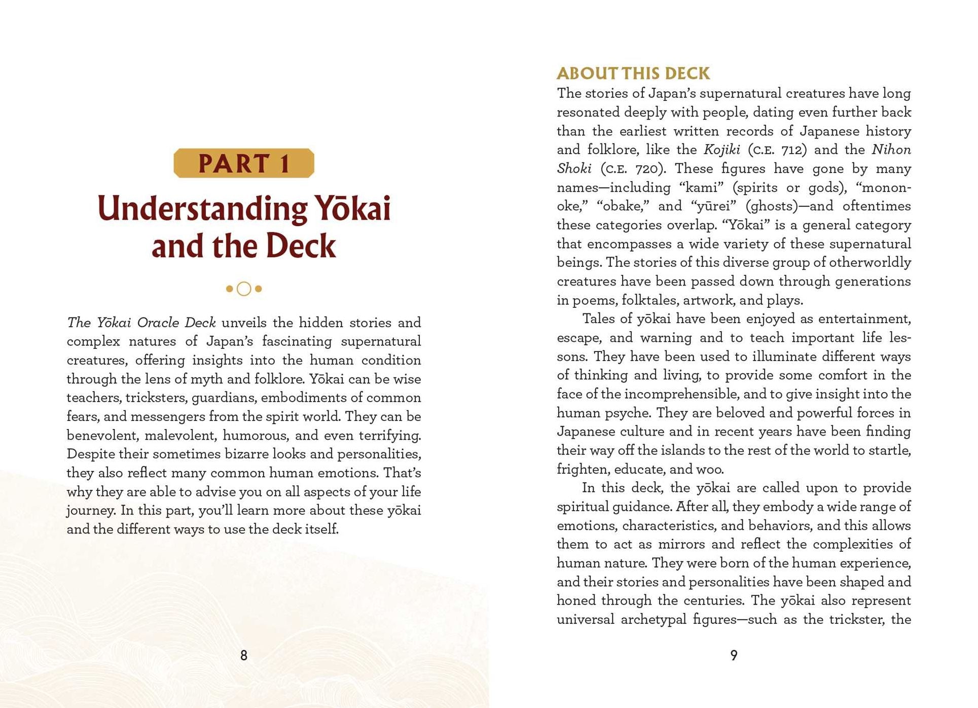 The Yokai Oracle Deck: Wisdom and Guidance from the Spirits of Japan