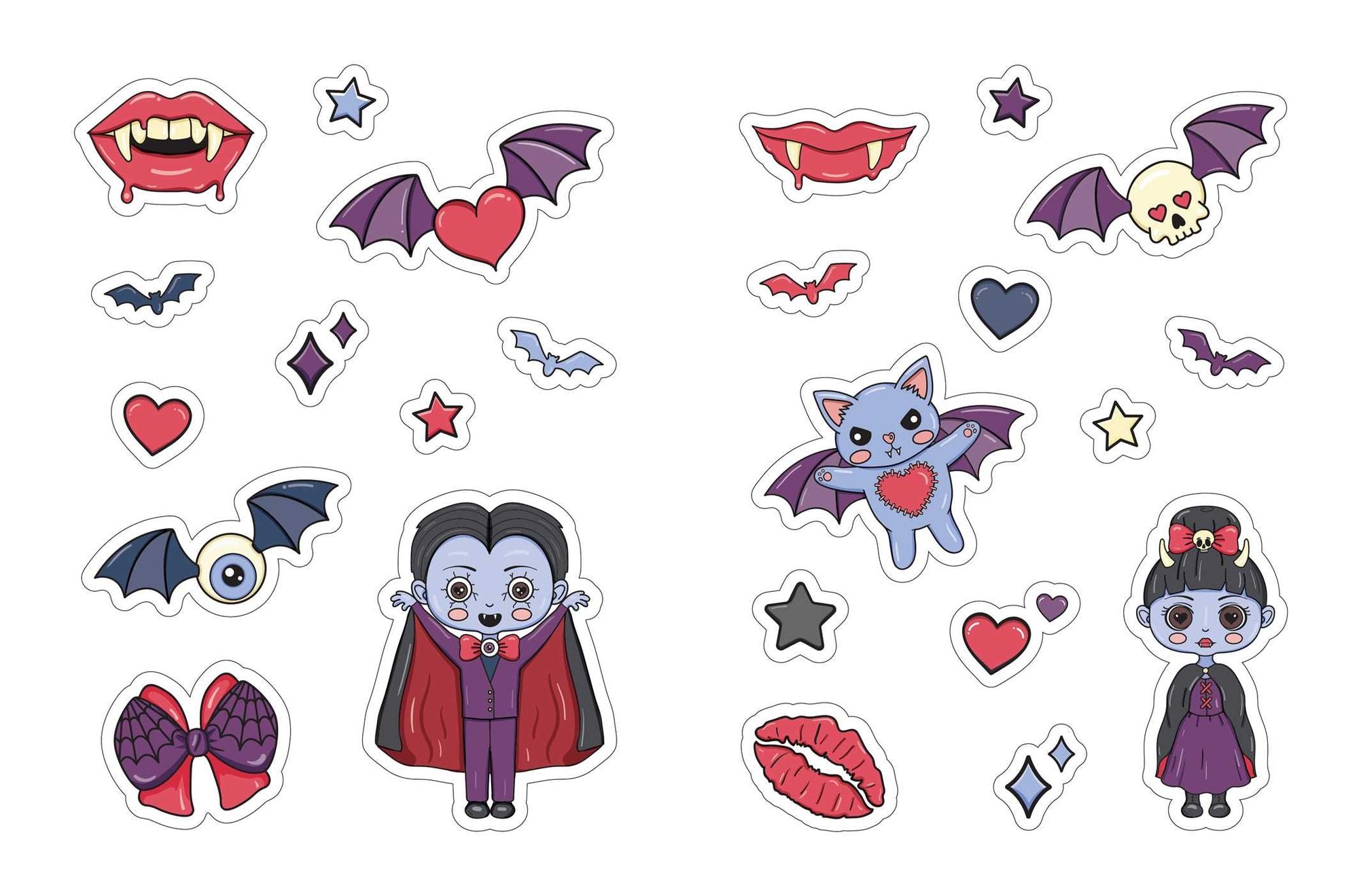 The Creepy Cute Love Sticker Book: 500+ Stickers to Scare and Share