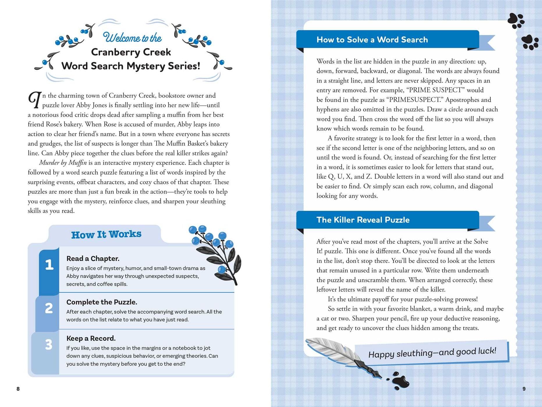 Murder by Muffin: Book 2: Solve the Puzzles-and the Plot of a Cozy Bakery Mystery!