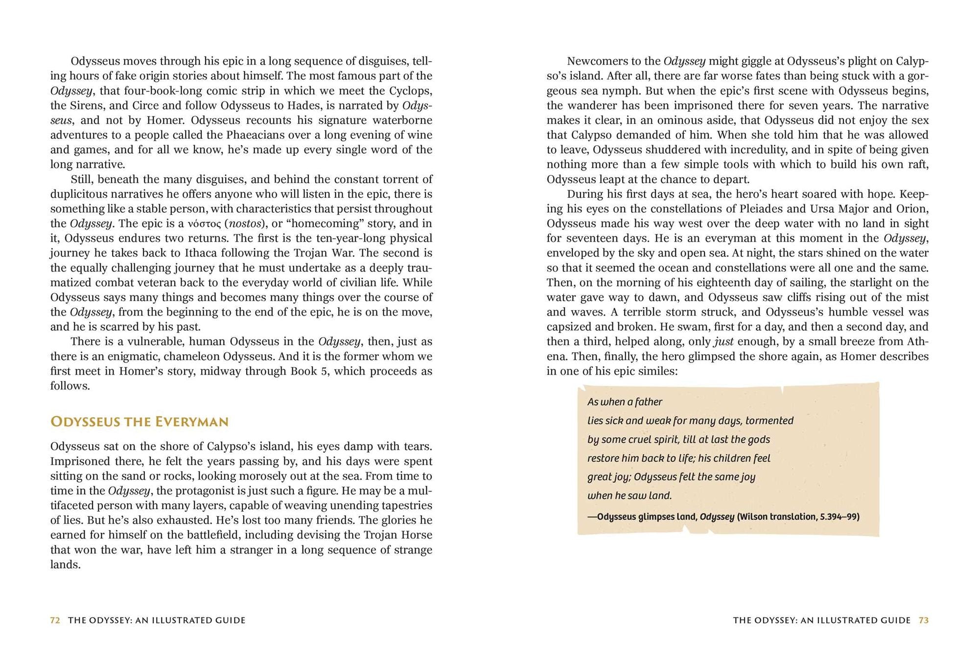 The Odyssey: An Illustrated Guide: A Character-by-Character Guide to the Story of Odysseus