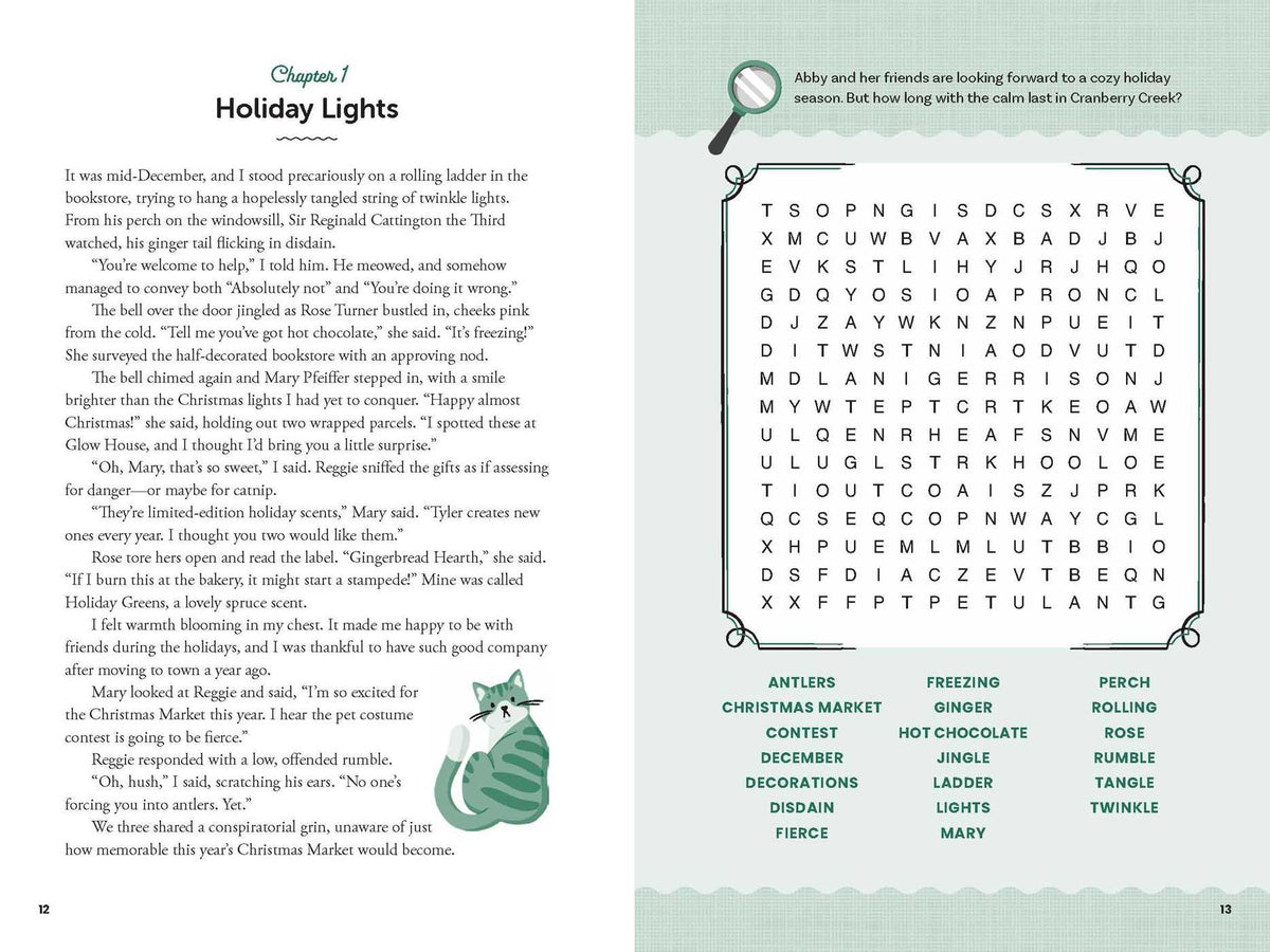 Murder at the Christmas Market: Book 5: Solve the Puzzles-and the Plot of a Cozy Holiday Mystery!