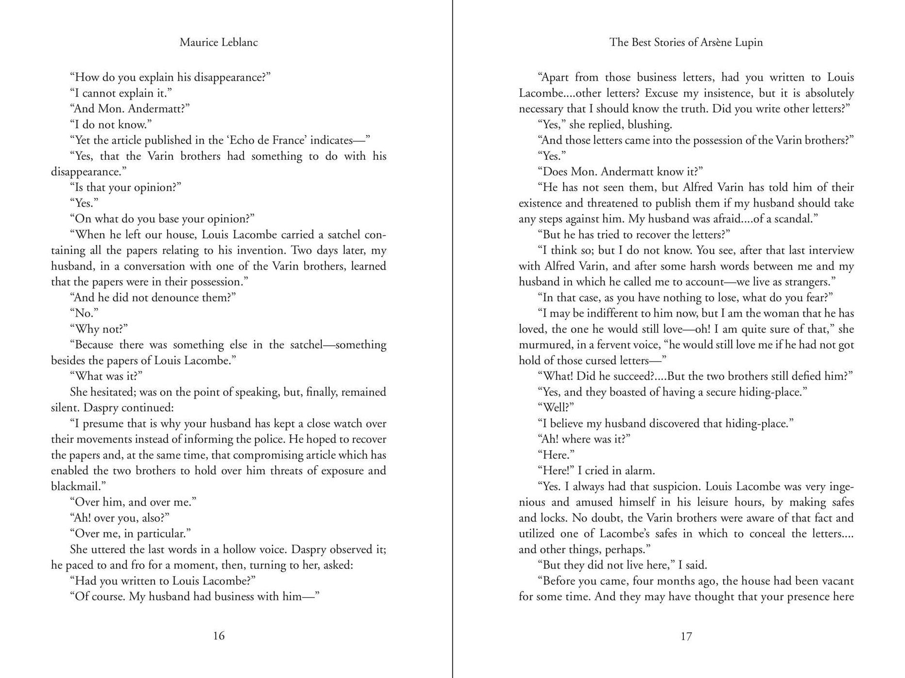The Best Stories of Arsène Lupin
