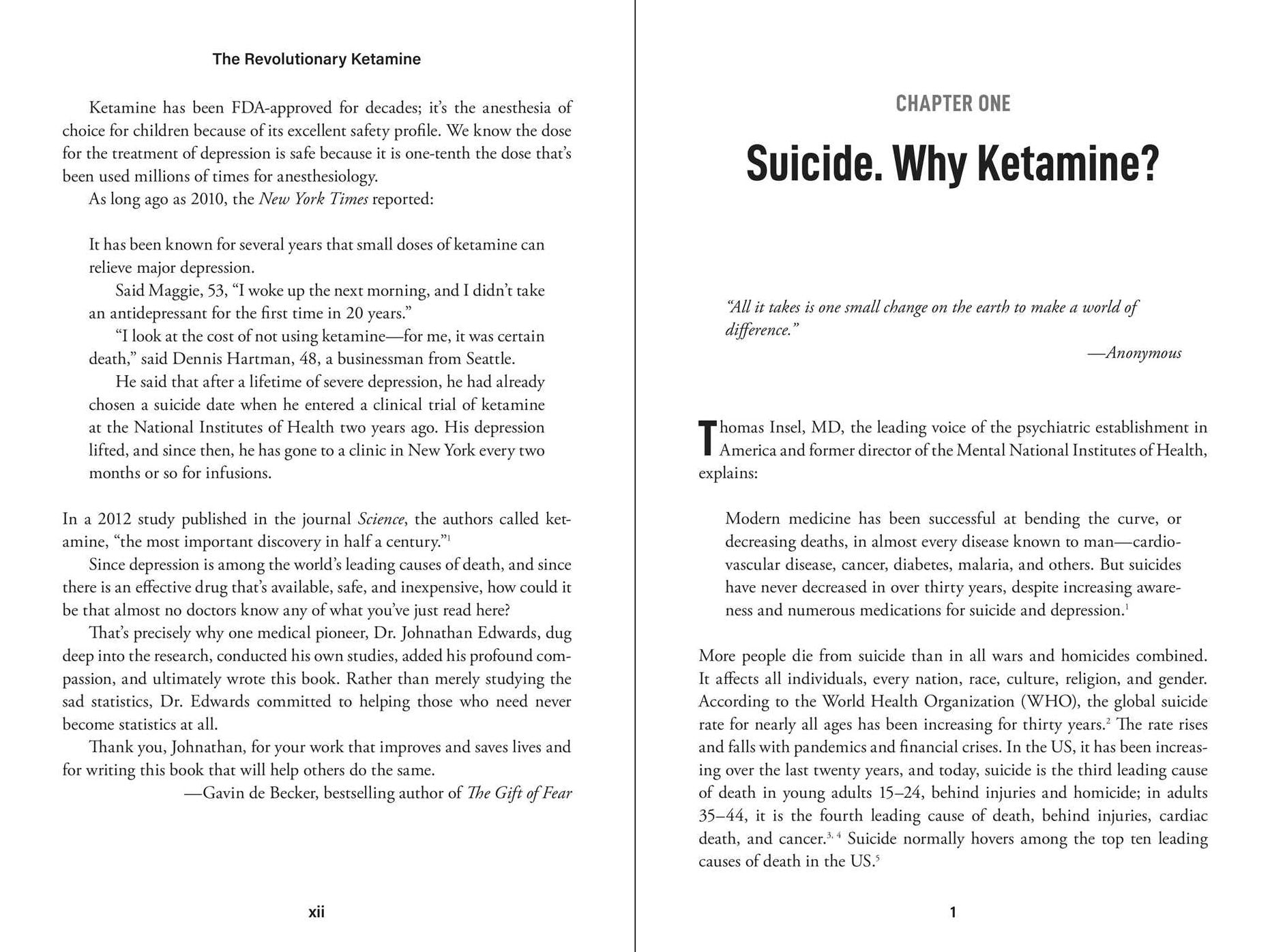 The Revolutionary Ketamine: The Safe Drug That Effectively Treats Depression and Prevents Suicide