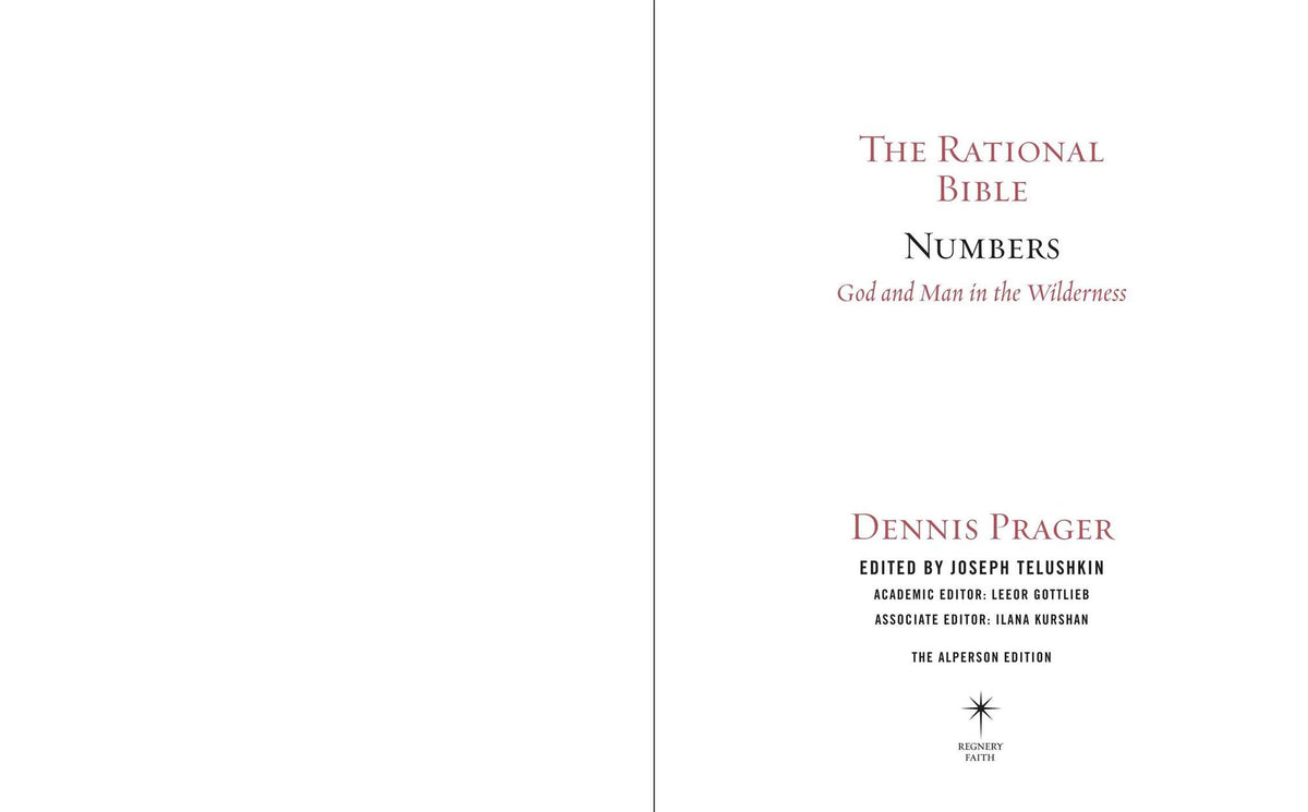The Rational Bible: Numbers: God and Man in the Wilderness
