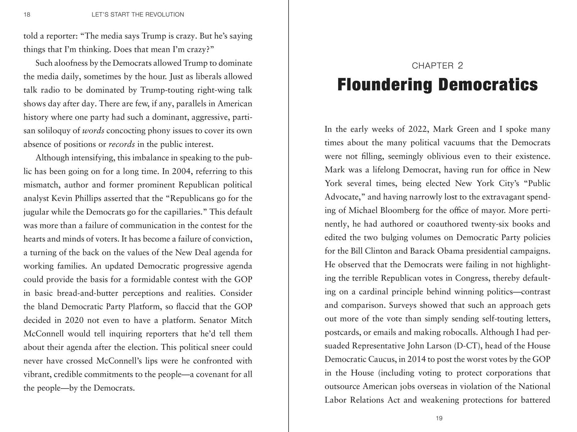 Let's Start the Revolution: Tools for Displacing the Corporate State and Building a Country that Works for the People