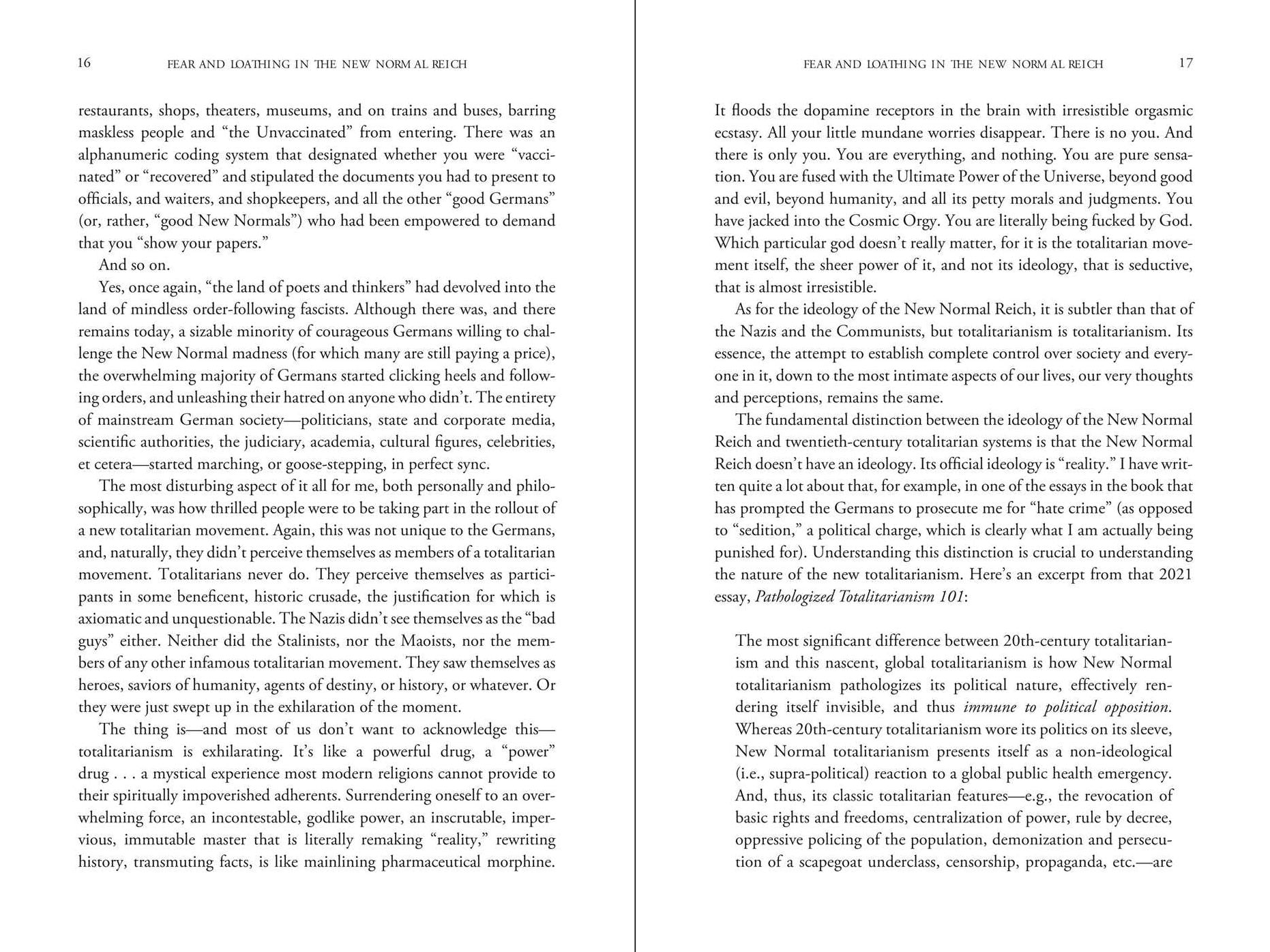 Fear and Loathing in the New Normal Reich: Consent Factory Essays, Vol. IV (2022-2024)