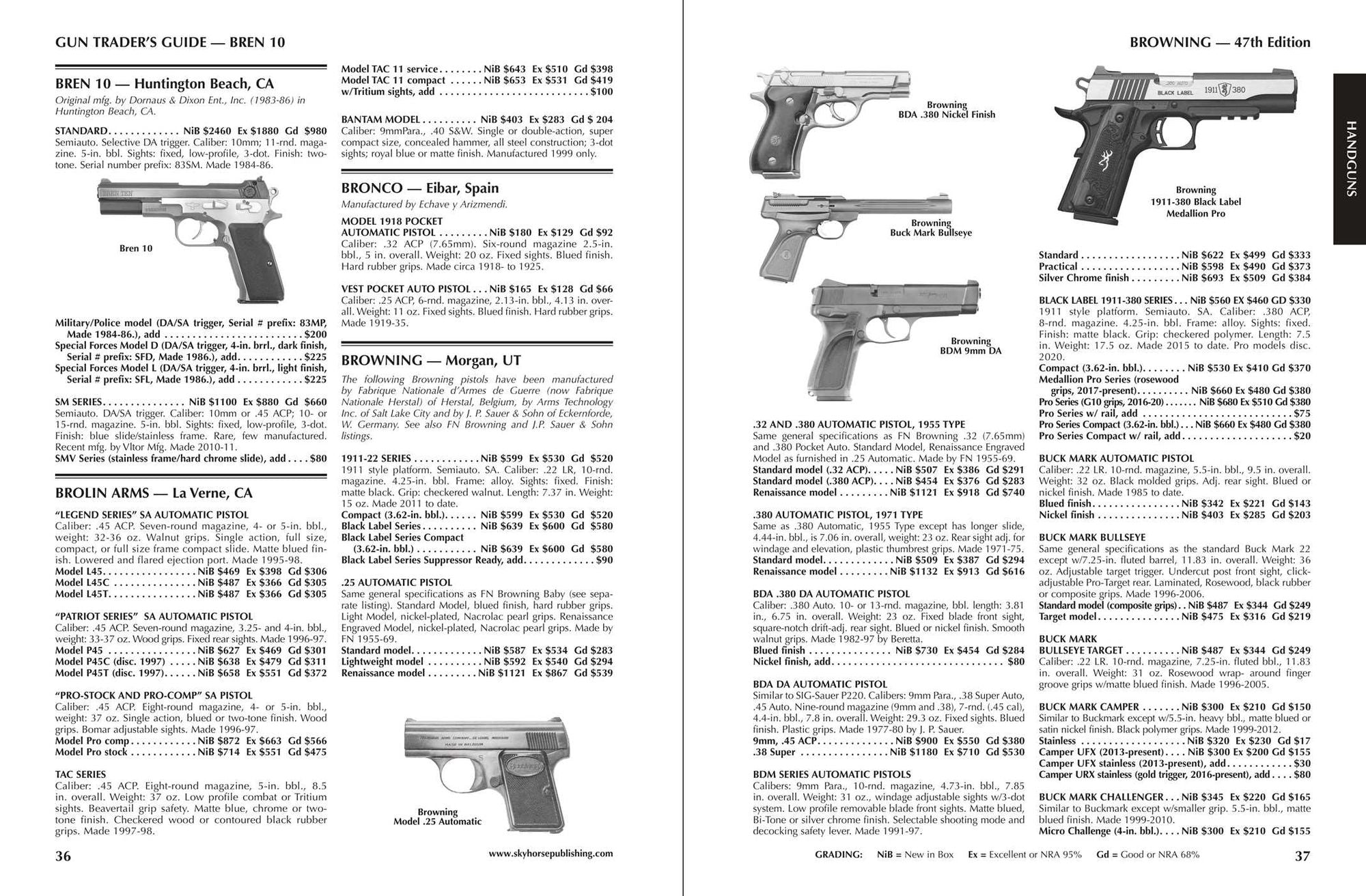 Gun Trader's Guide, Forty-Seventh Edition: A Comprehensive, Fully Illustrated Guide to Modern Collectible Firearms with Current Market Values
