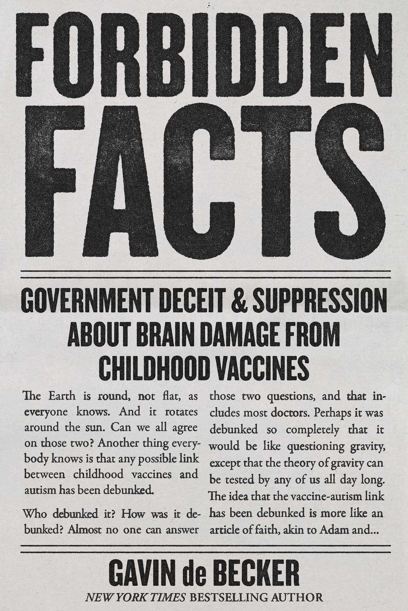 Forbidden Facts: Government Deceit & Suppression About Brain Damage from Childhood Vaccines
