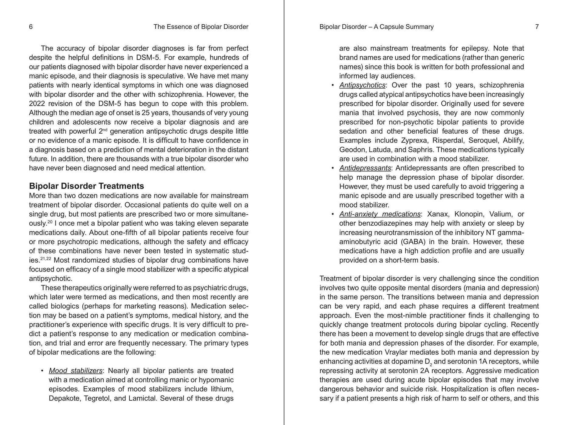 The Essence of Bipolar Disorder: Based on Progress in Neuroscience and Genetics
