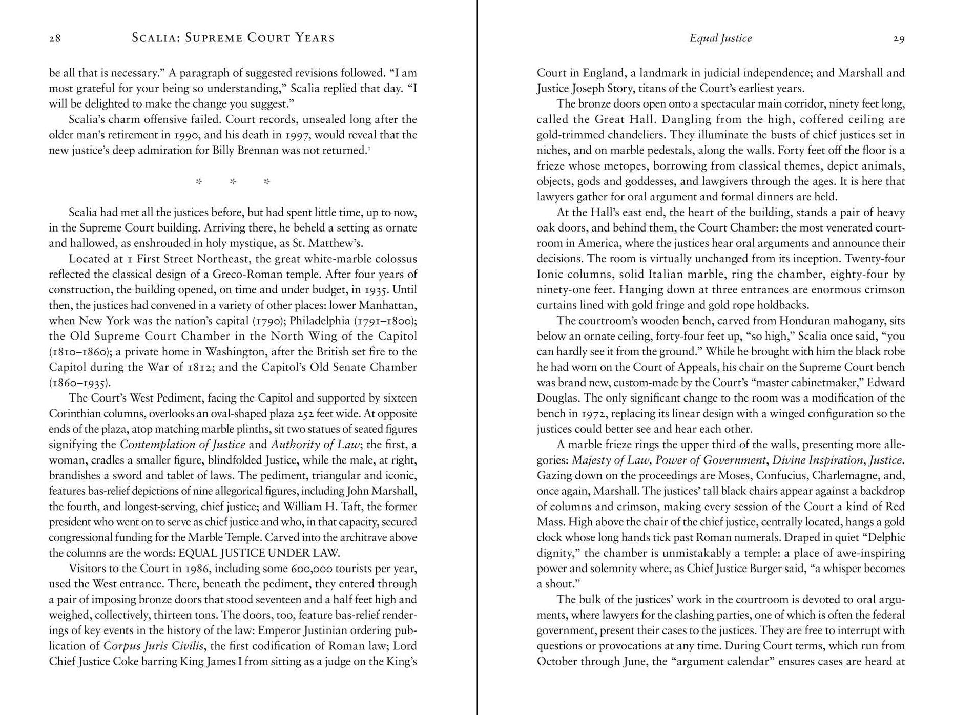 Scalia: Supreme Court Years, 1986 to 2001