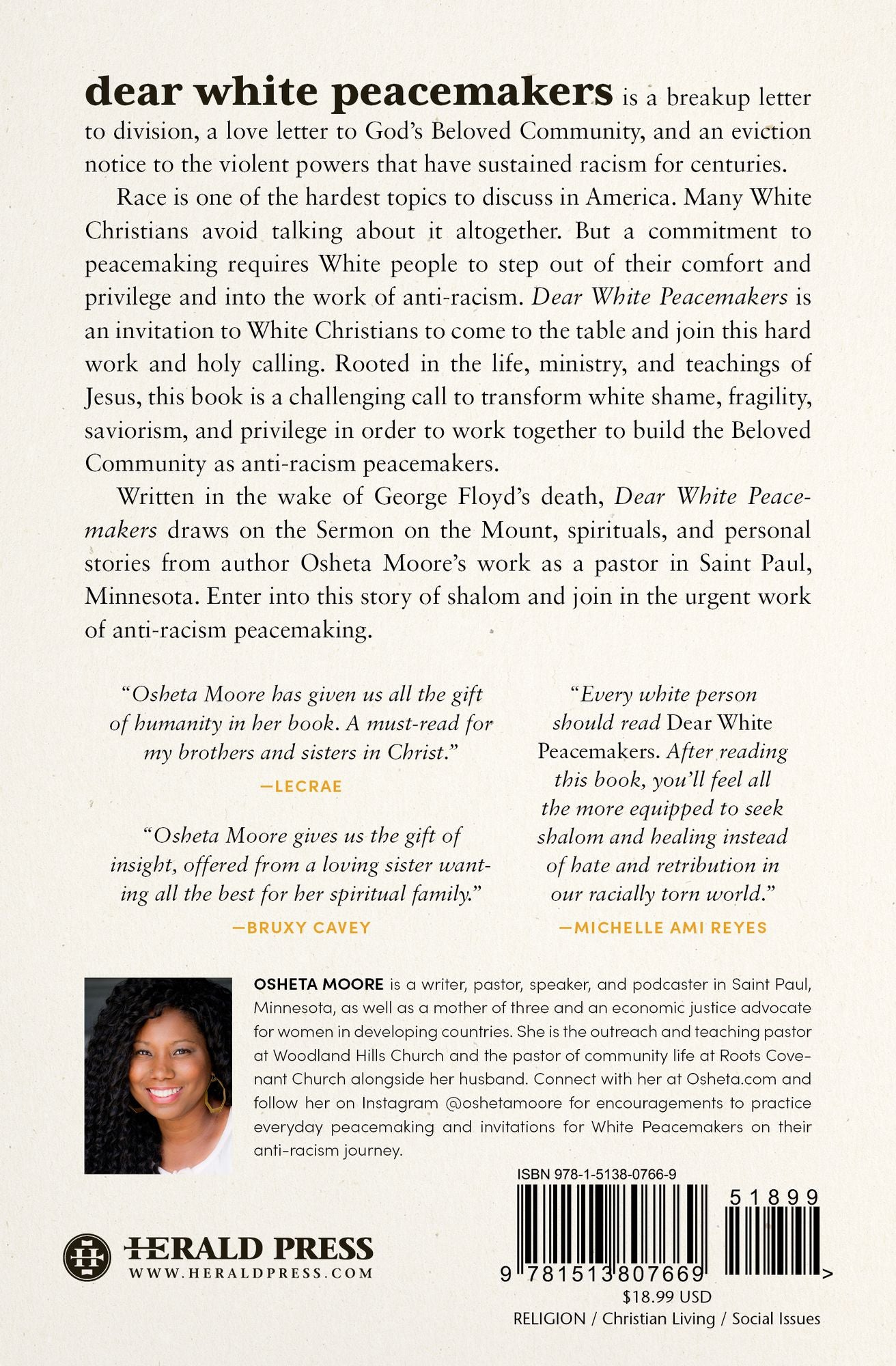 Dear White Peacemakers: Dismantling Racism with Grit and Grace