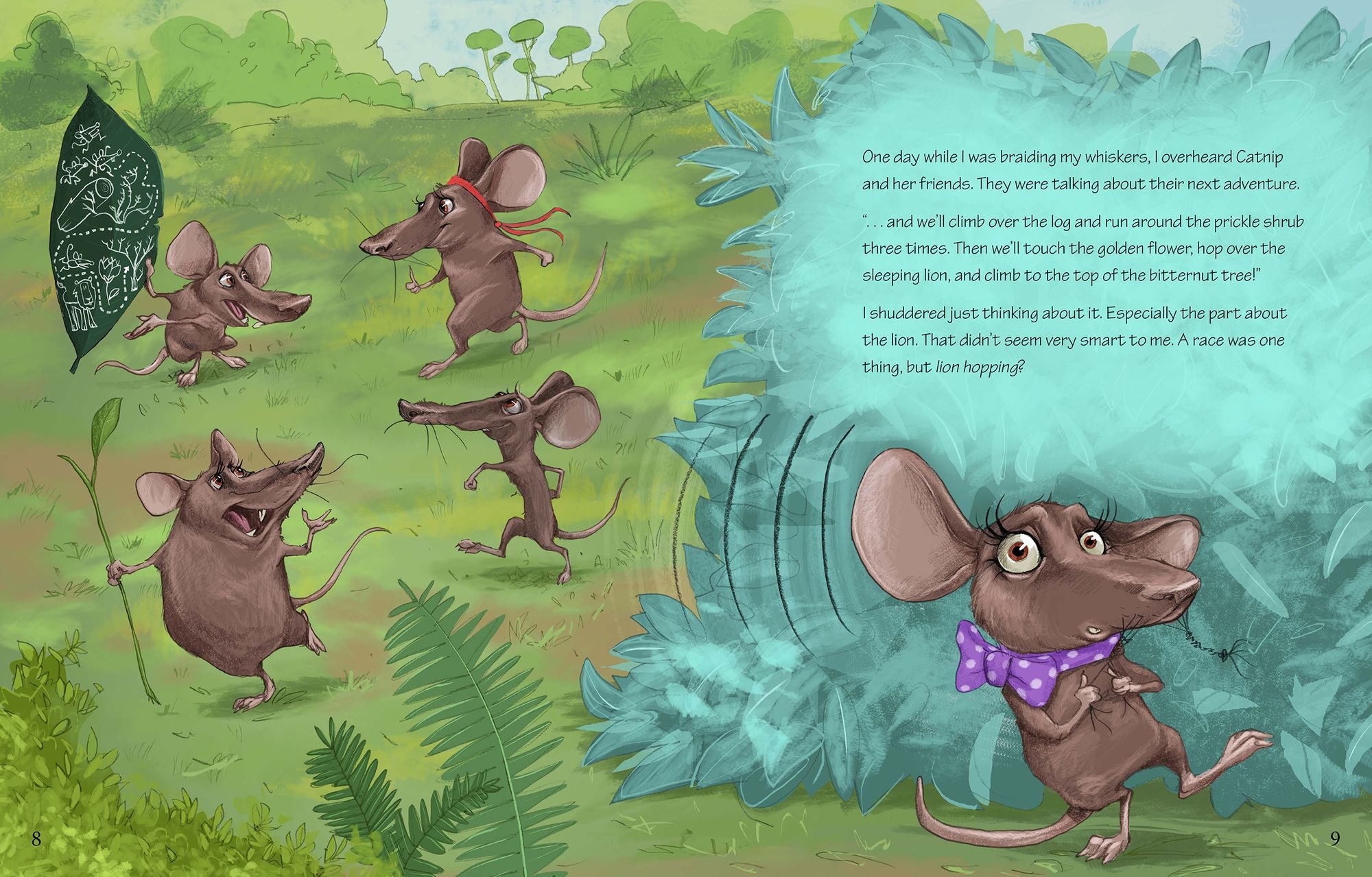 The Lion and the Mouse, Narrated by the Timid But Truthful Mouse