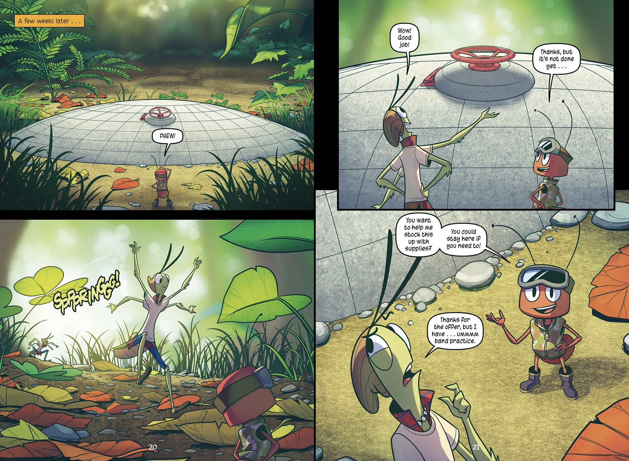 The Grasshopper and the Ant at the End of the World: A Graphic Novel