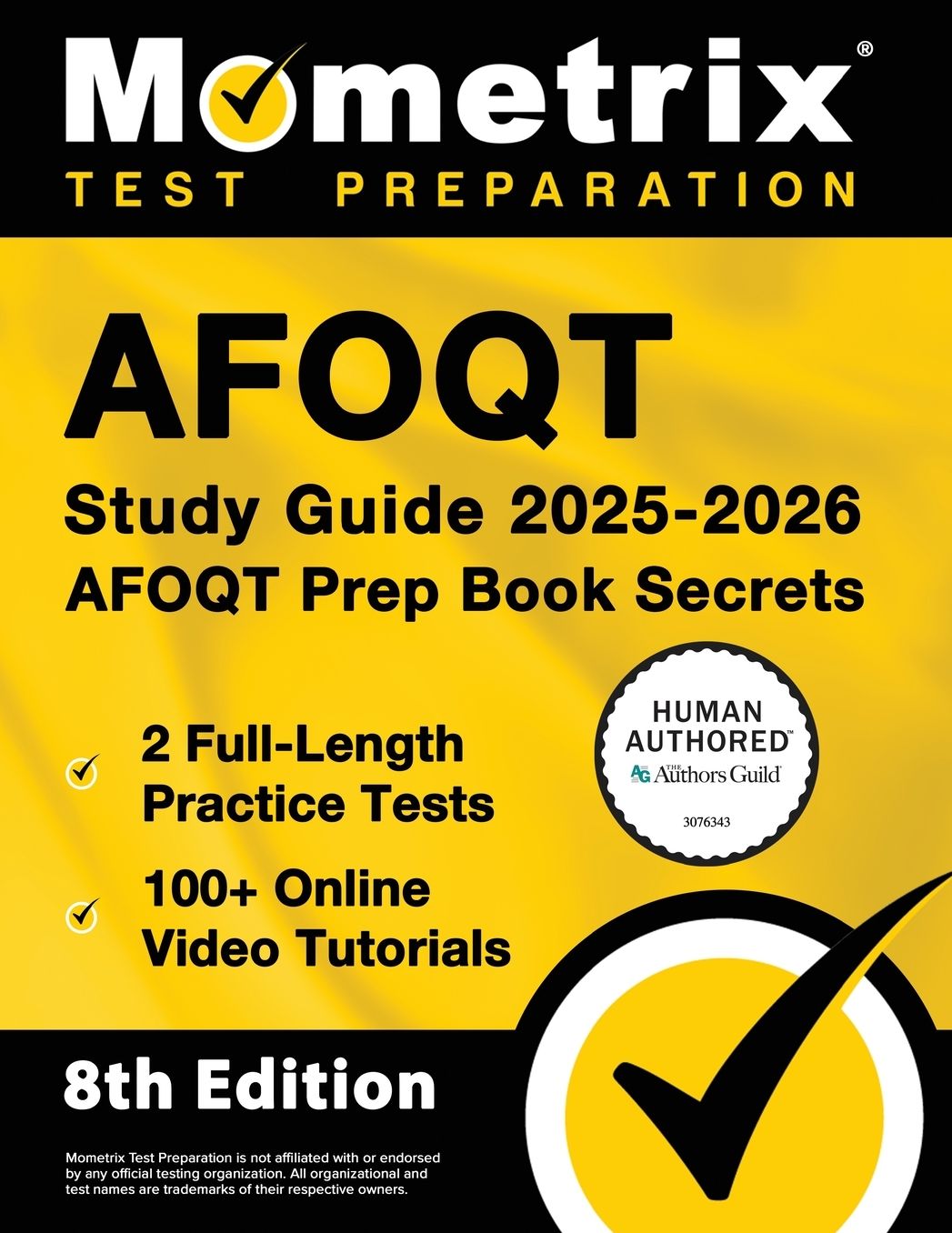 AFOQT Study Guide 2025-2026 - 2 Full-Length Practice Tests, 100+ Online Video Tutorials, AFOQT Prep Book Secrets: [Human Authored Certified]