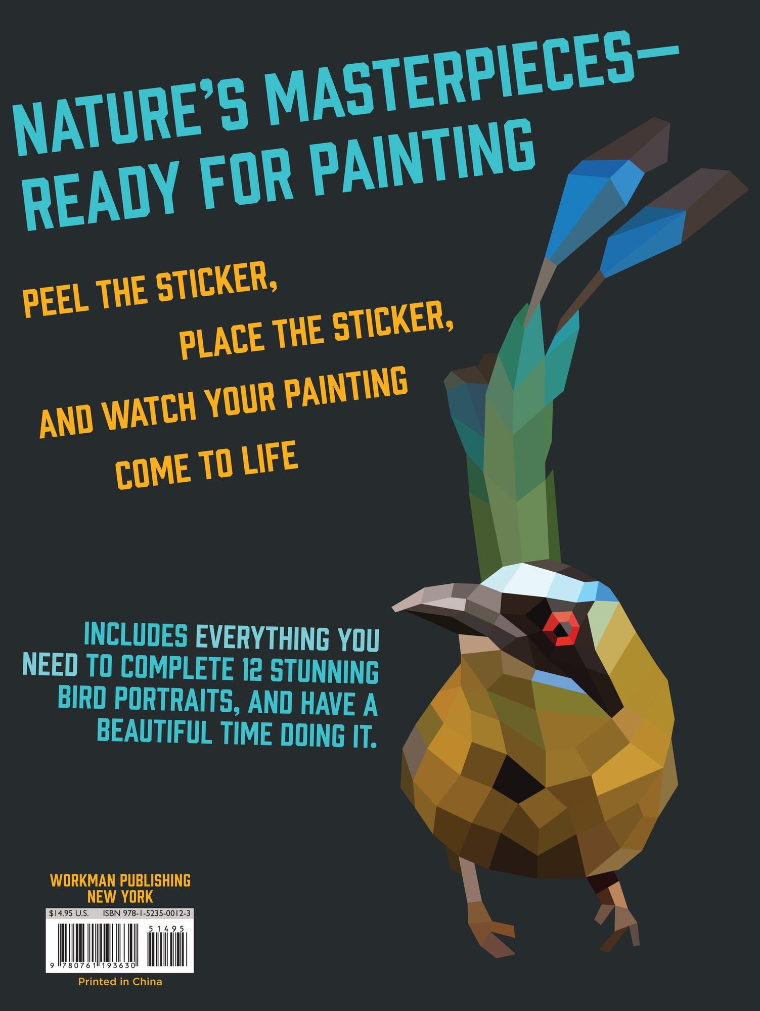 Paint by Sticker (Official): Birds: Create 12 Stunning Images One Sticker at a Time!