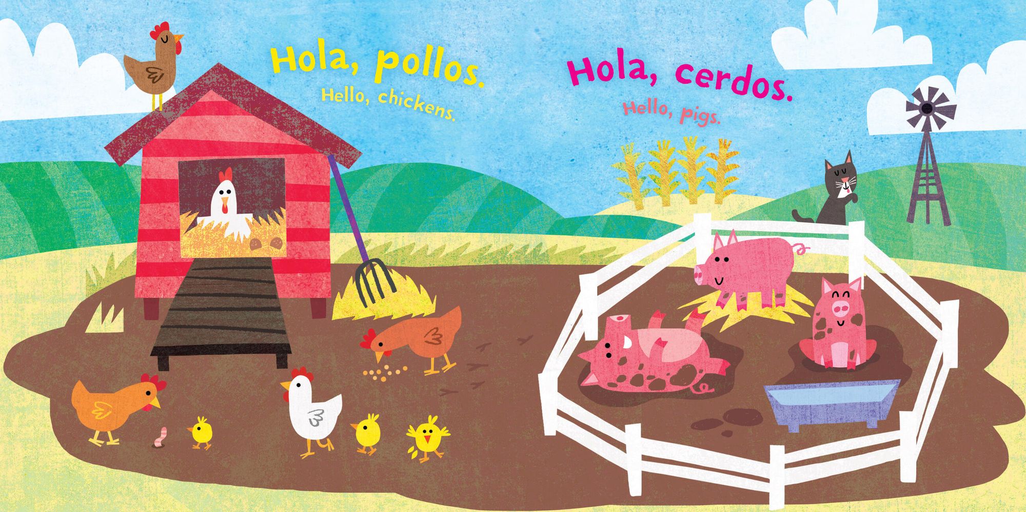 Indestructibles: ¡Hola, granja! / Hello, Farm!: Chew Proof · Rip Proof · Nontoxic · 100% Washable (Book for Babies, Newborn Books, Safe to Chew)