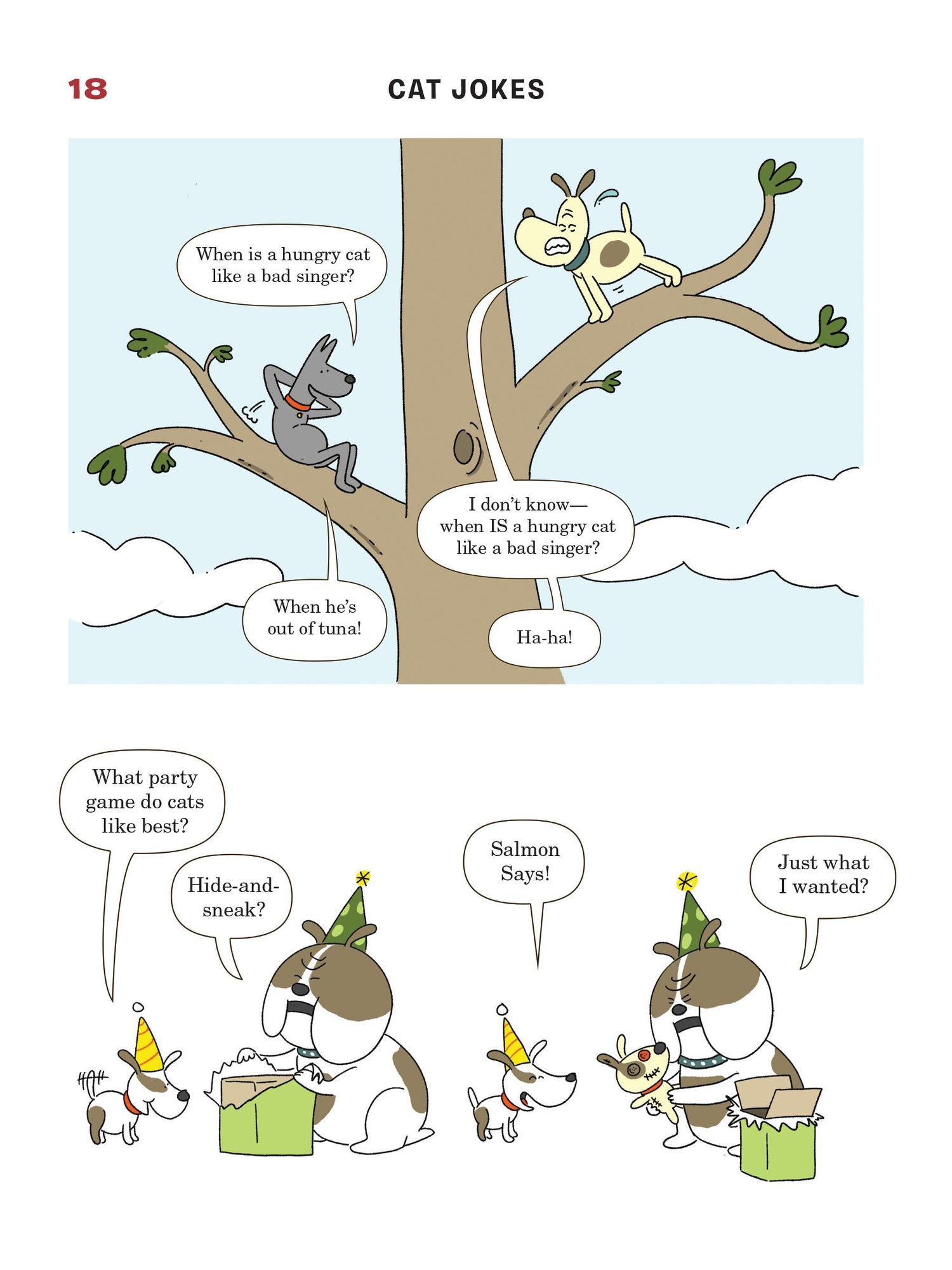 Cat Jokes vs. Dog Jokes/Dog Jokes vs. Cat Jokes: A Read-from-Both-Sides Comic Book