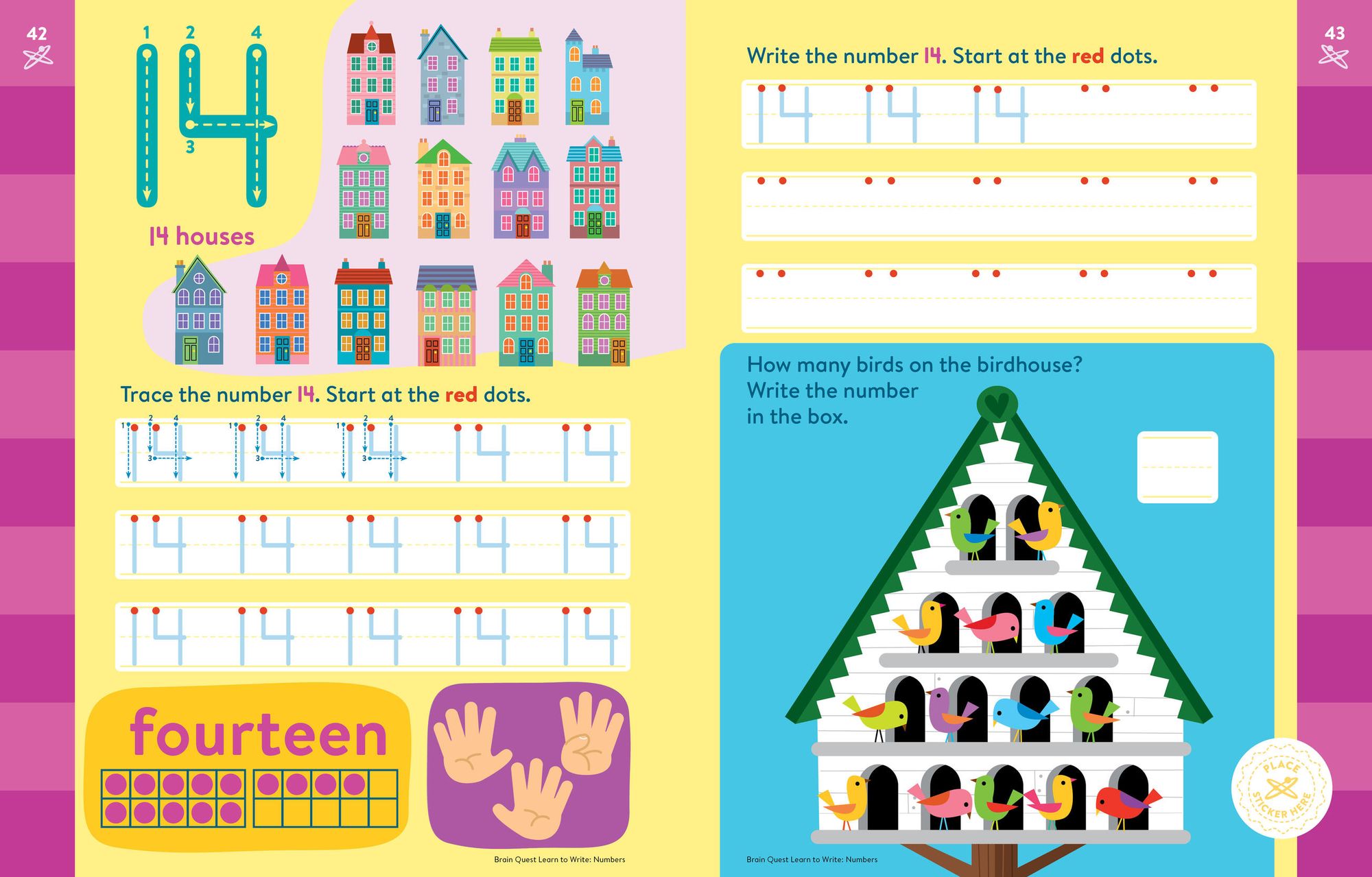 Brain Quest Learn to Write: Numbers