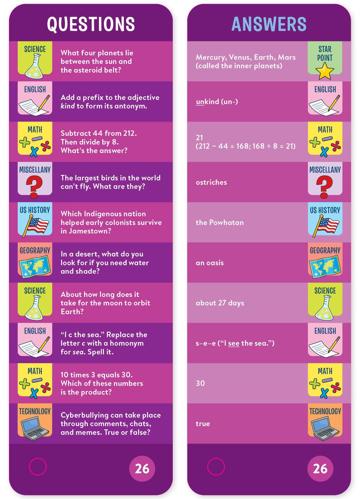 Brain Quest 4th Grade Smart Cards Revised 5th Edition