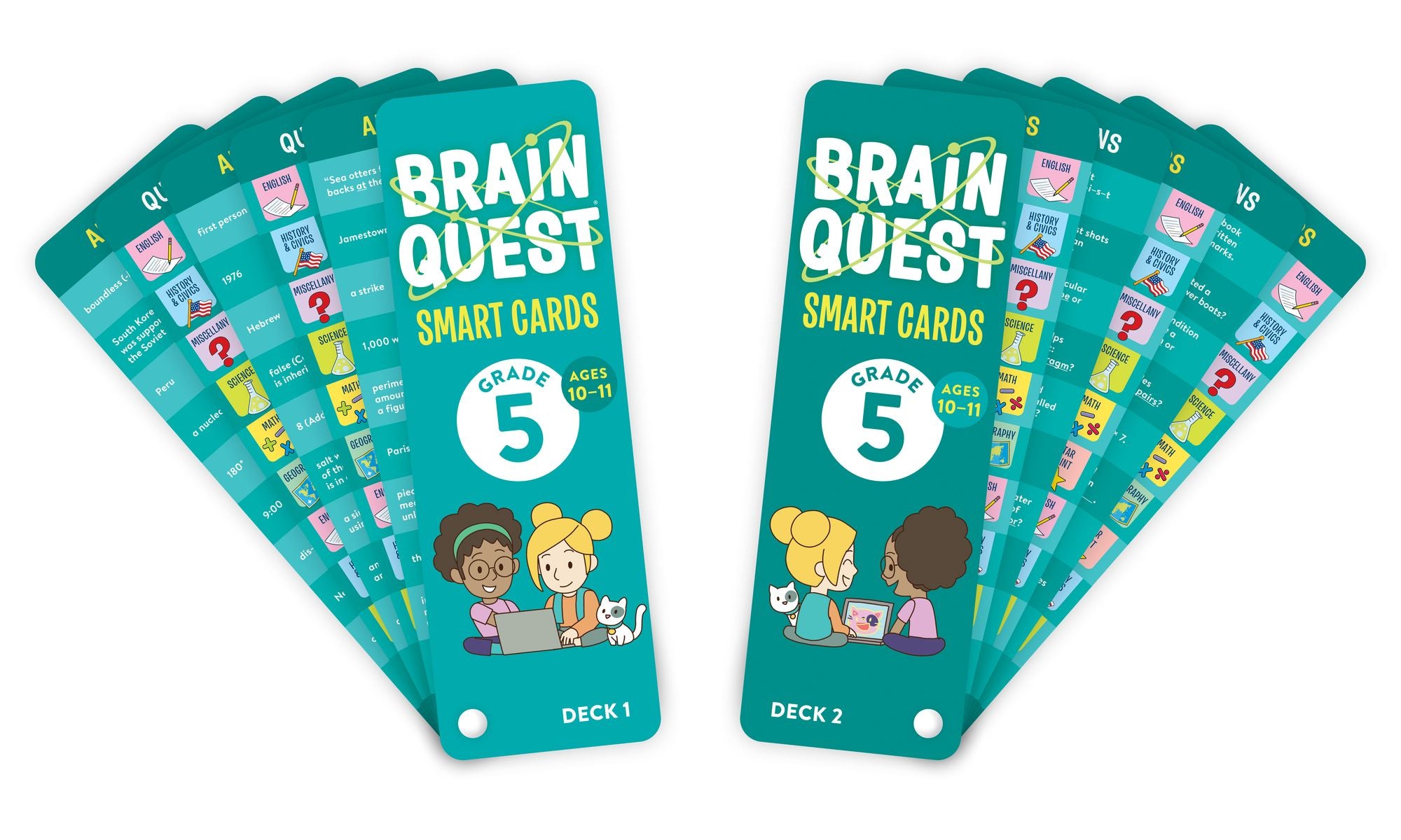 Brain Quest 5th Grade Smart Cards Revised 5th Edition
