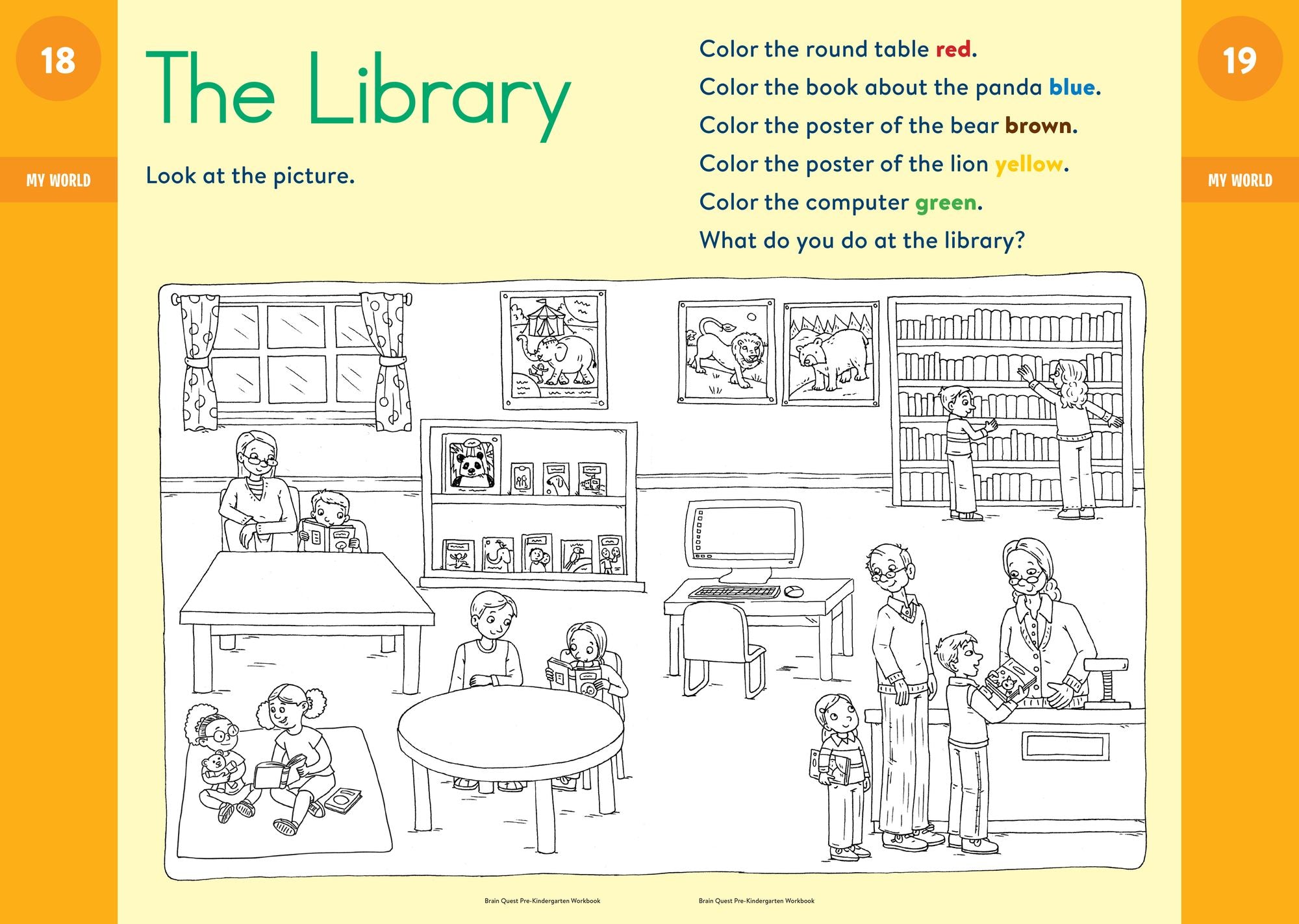 Brain Quest Workbook: Pre-K Revised Edition