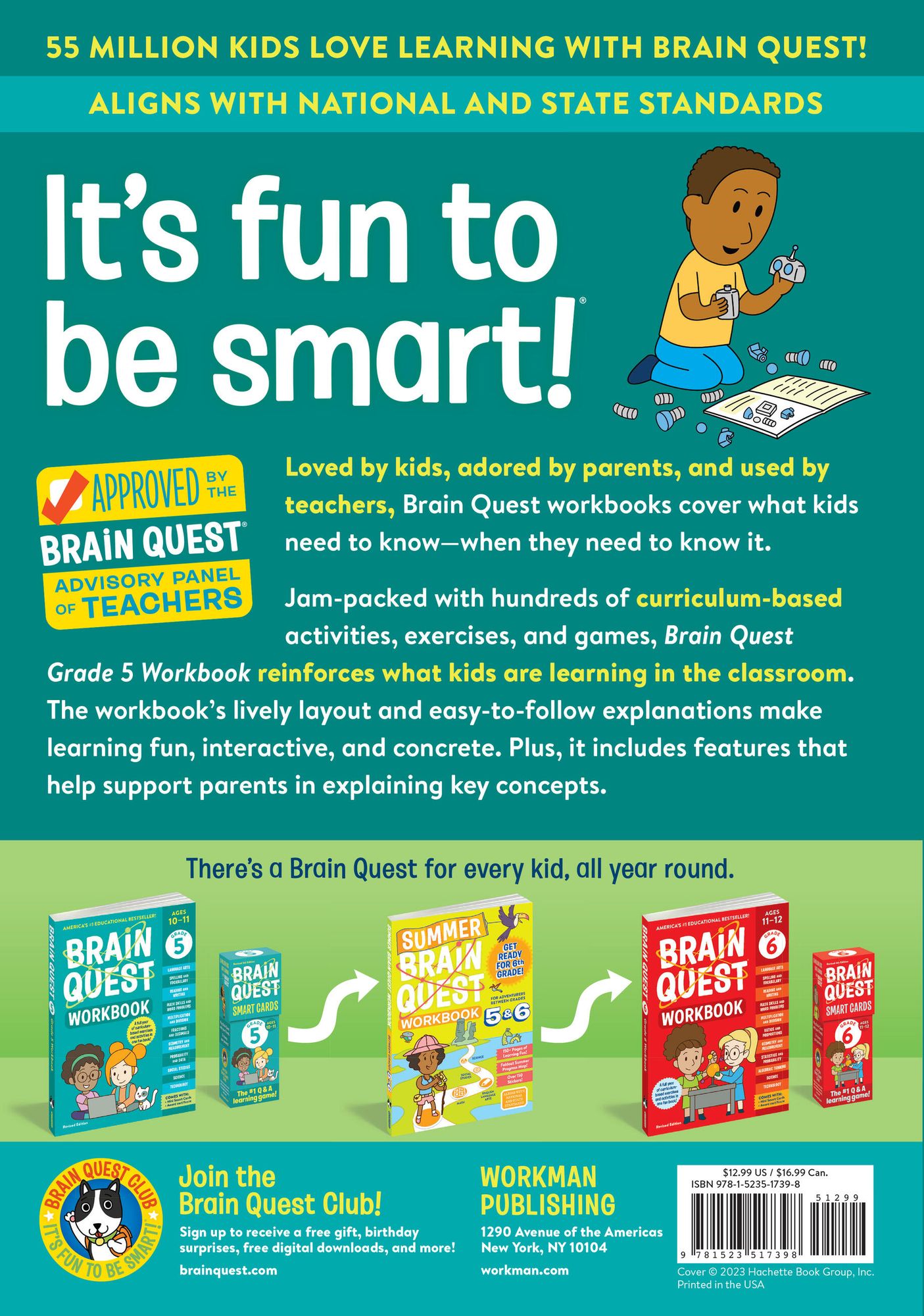Brain Quest Workbook: 5th Grade Revised Edition