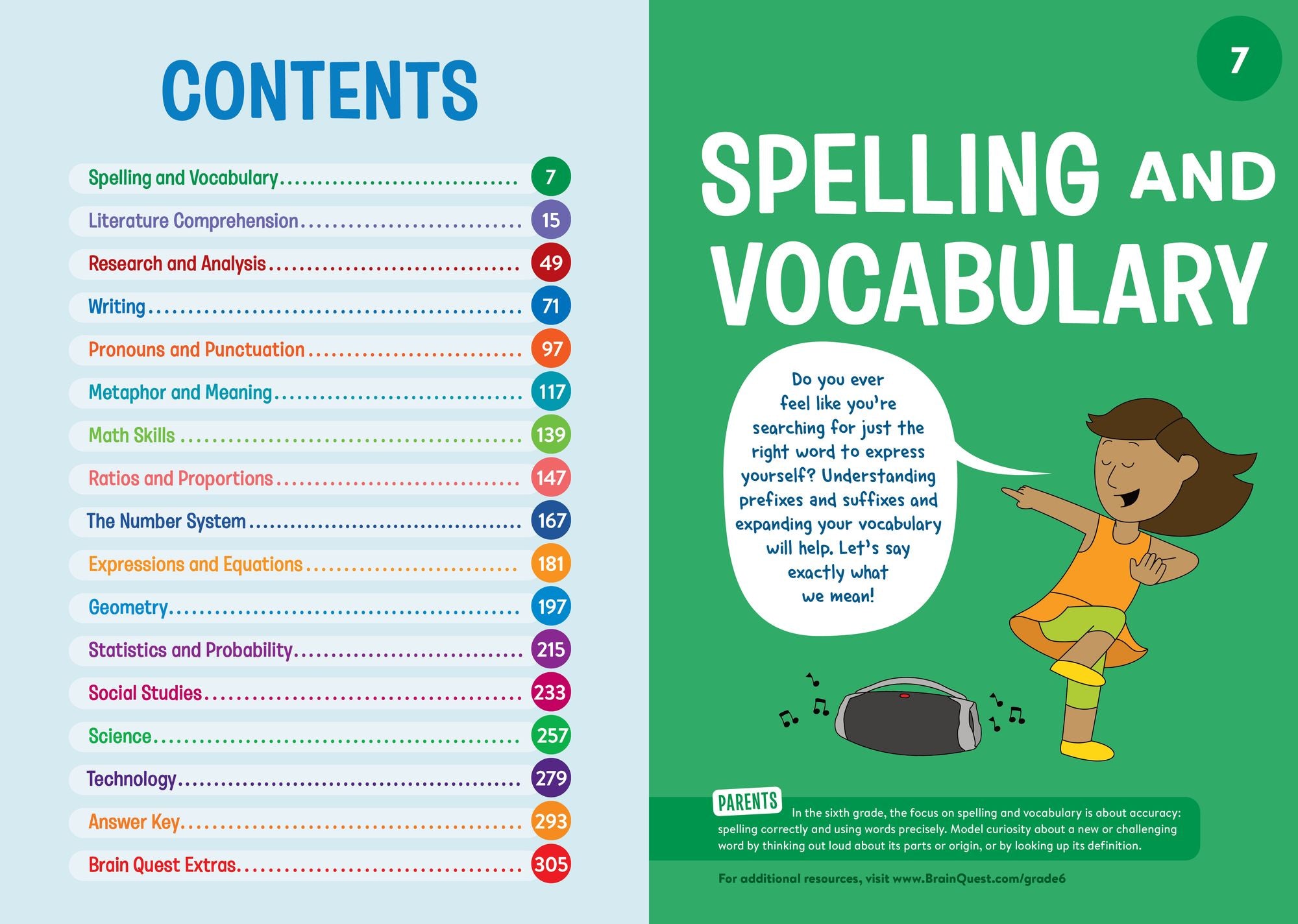 Brain Quest Workbook: 6th Grade Revised Edition