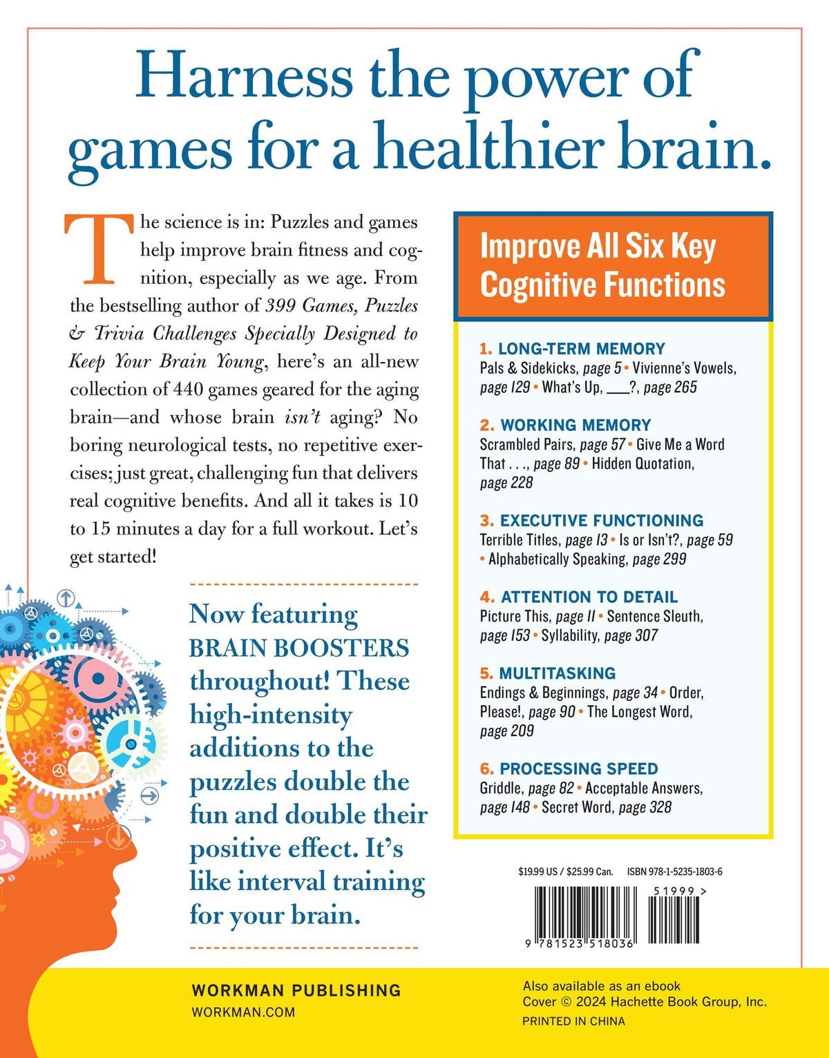 440 Games, Puzzles & Brain Boosters Specially Designed to Keep Your Mind Sharp