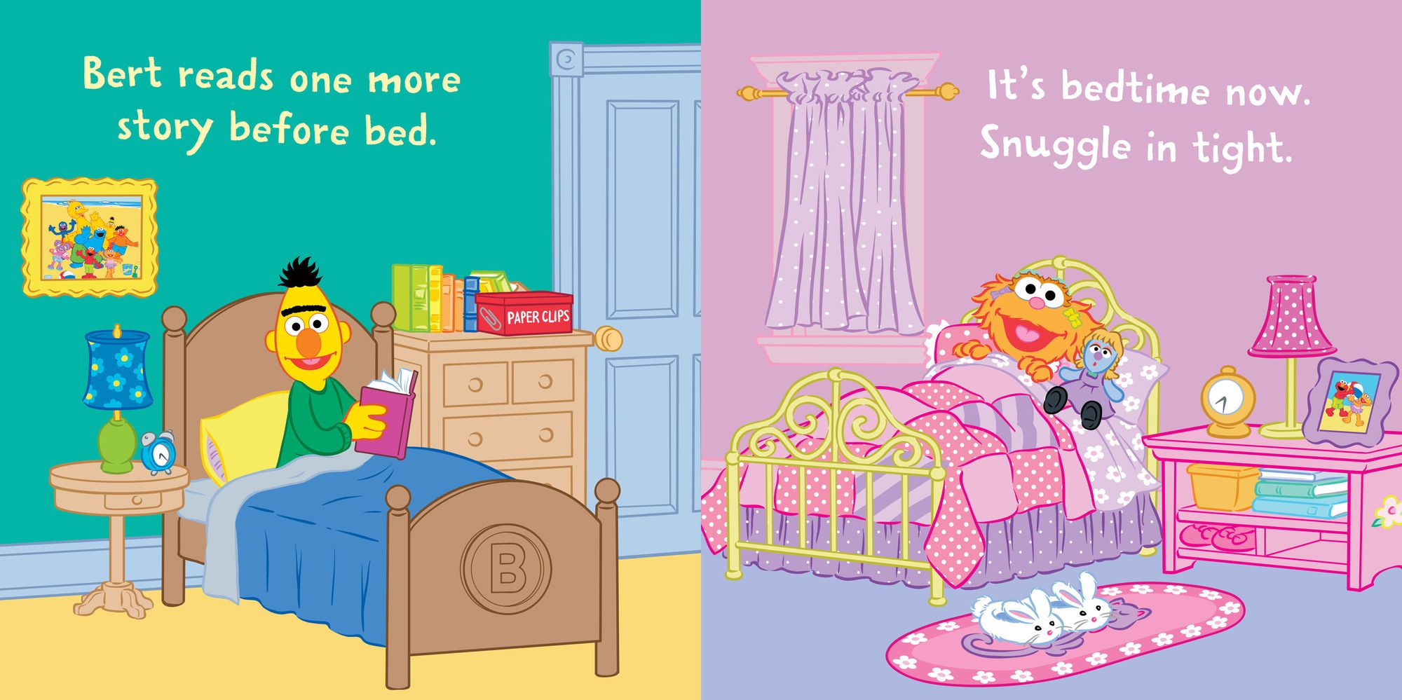 Indestructibles: Sesame Street: Time for Bed!: Chew Proof * Rip Proof * Nontoxic * 100% Washable (Book for Babies, Newborn Books, Safe to Chew)