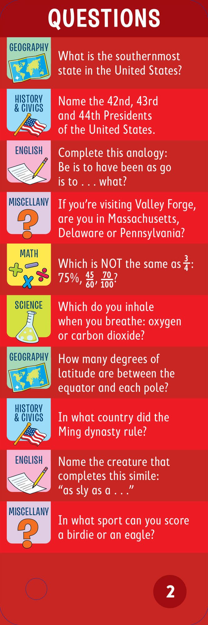 Brain Quest 6th Grade Smart Cards Revised 4th Edition