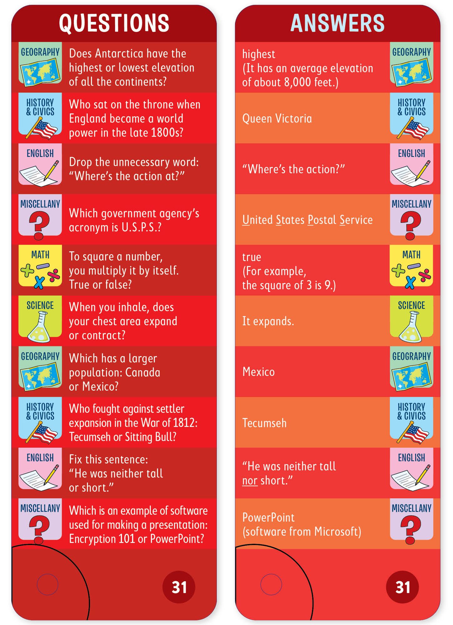 Brain Quest 6th Grade Smart Cards Revised 4th Edition