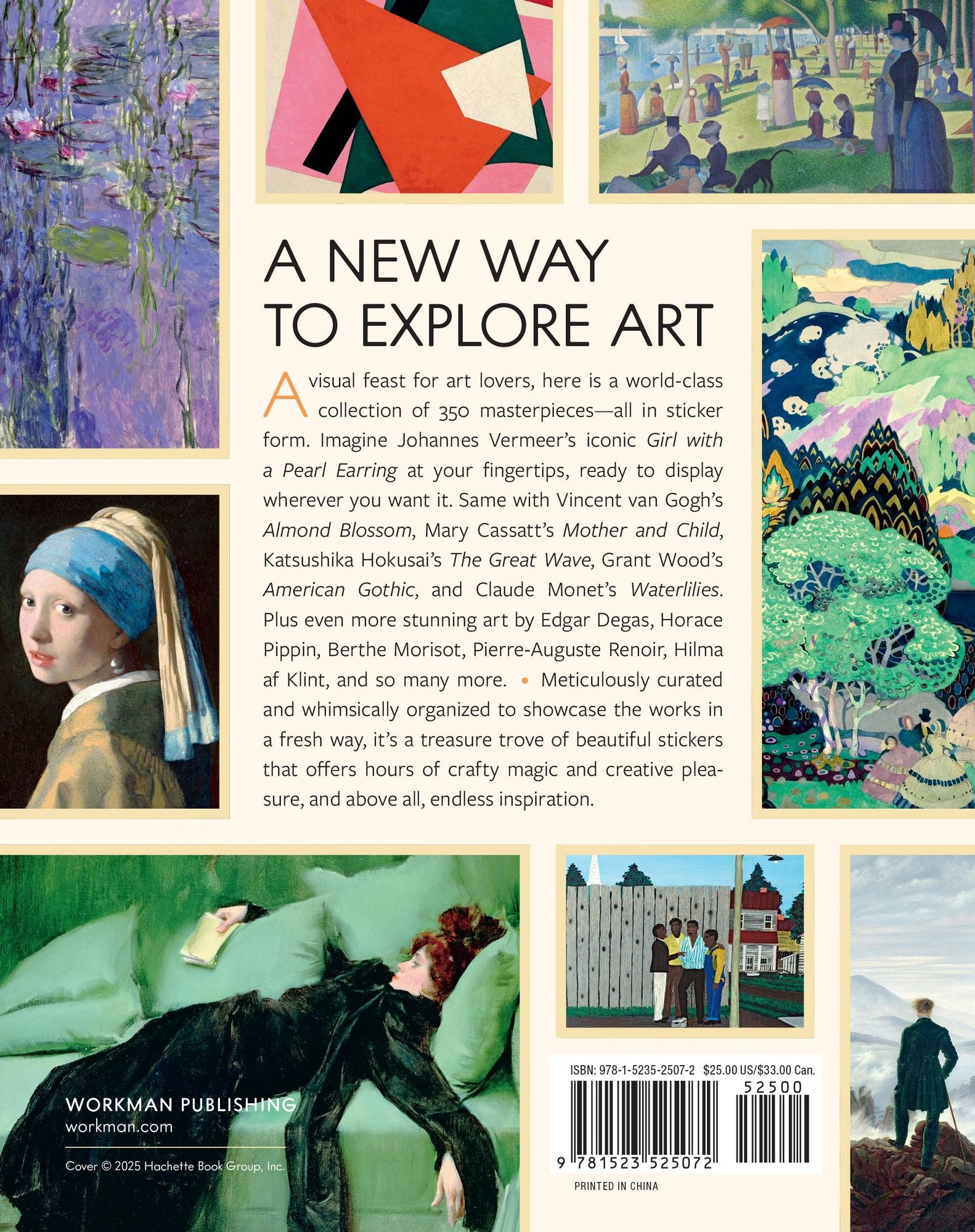 The Art Lover's Sticker Book: 350 Stickers from Artists Throughout History