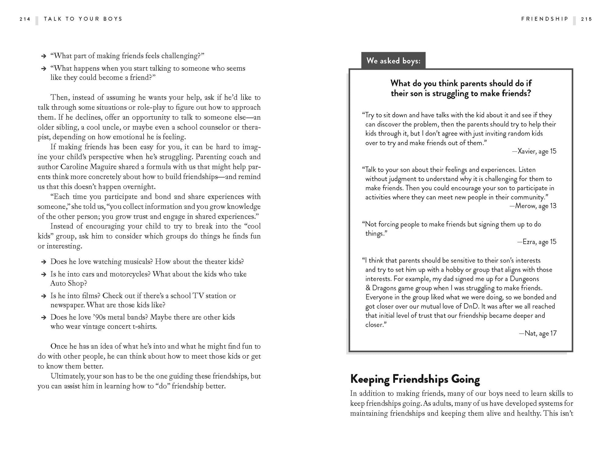 Talk to Your Boys: 16 Conversations to Help Tweens and Teens Grow into Confident, Caring Young Men