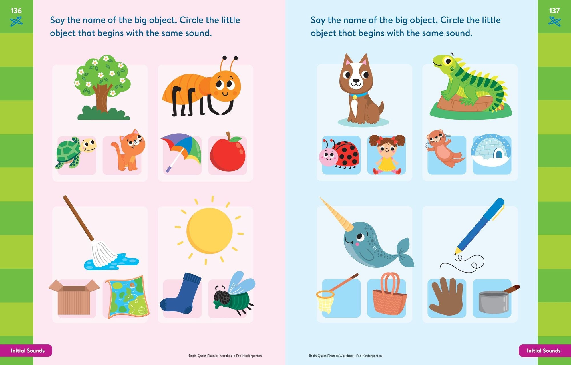 Brain Quest Phonics Workbook: Pre-Kindergarten