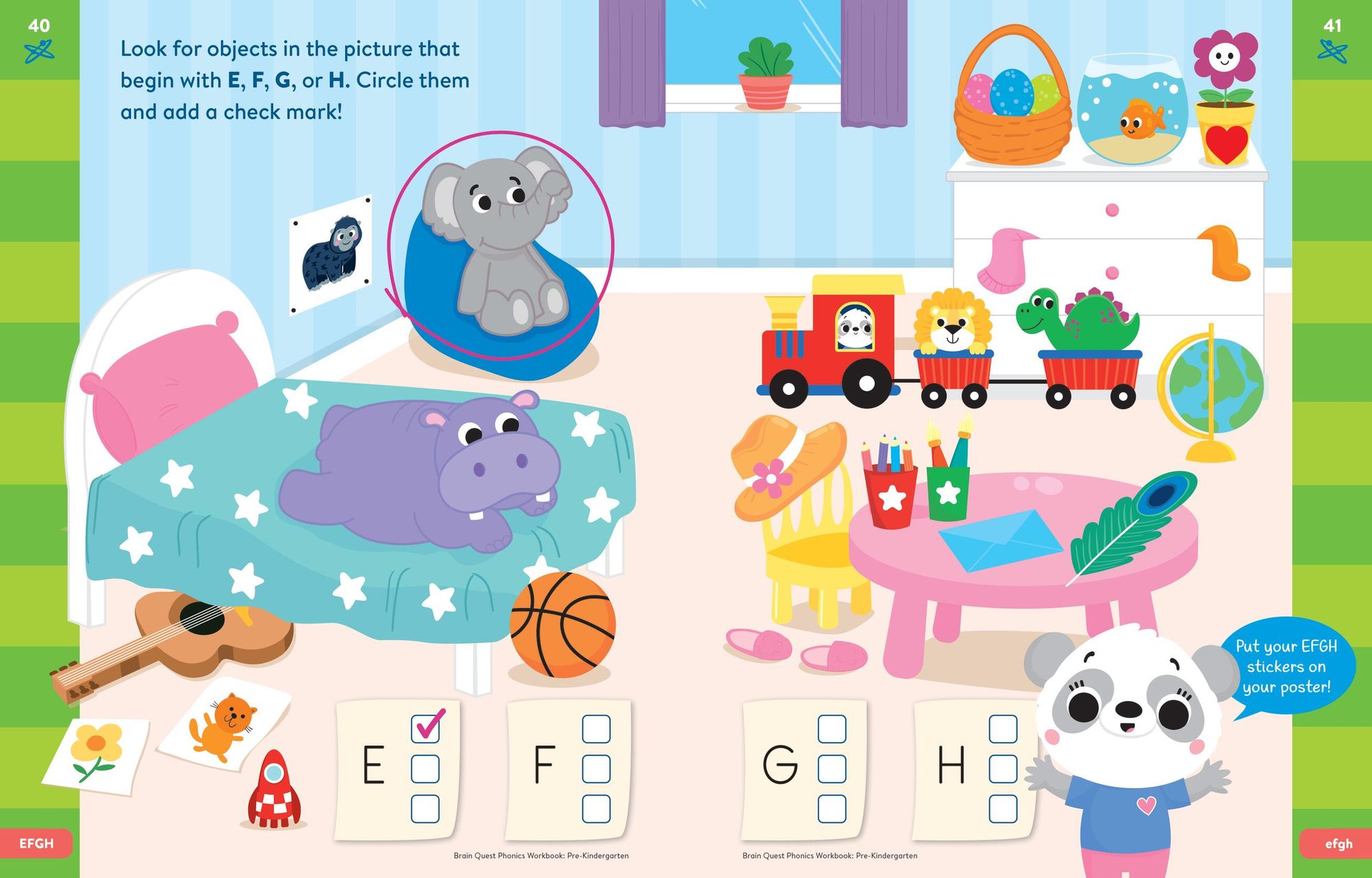 Brain Quest Phonics Workbook: Pre-Kindergarten