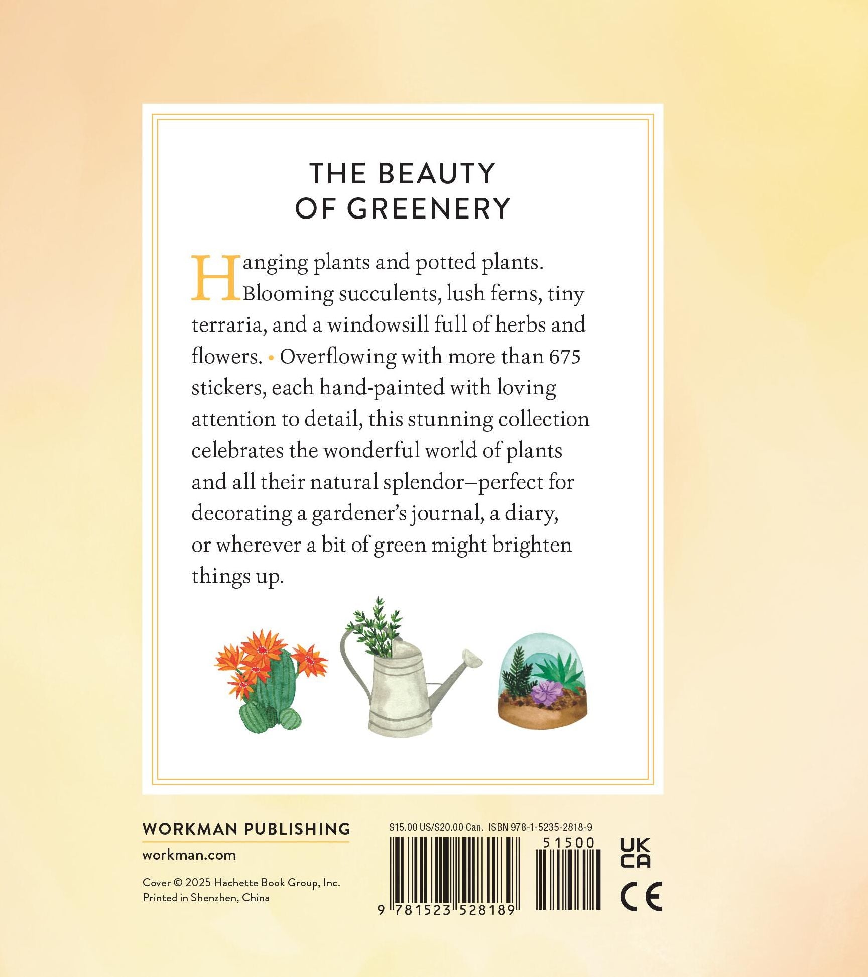 A Plant Lover's Sticker Book