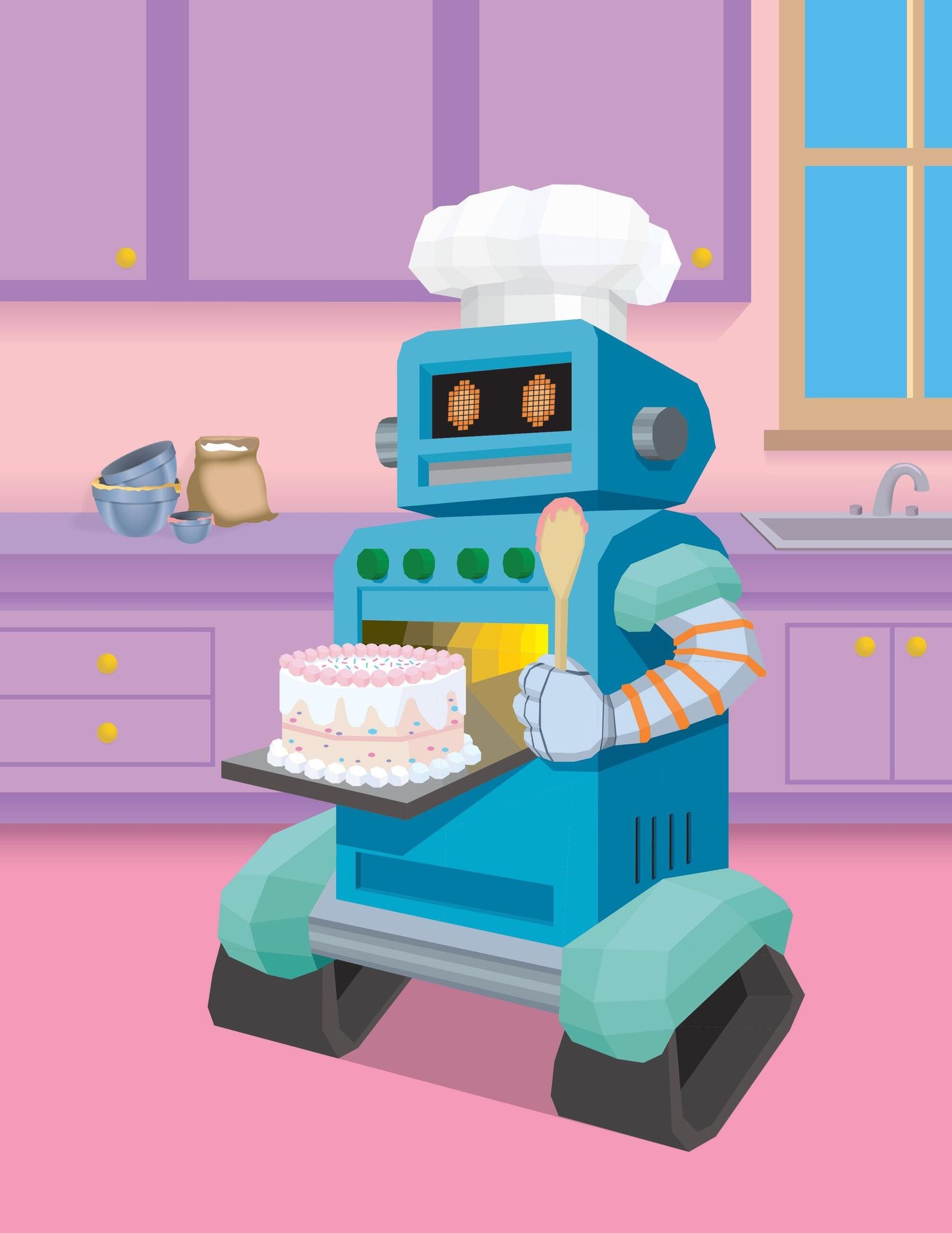 Learn by Sticker: Multiplication: Use Math to Create 10 Awesome Robots!